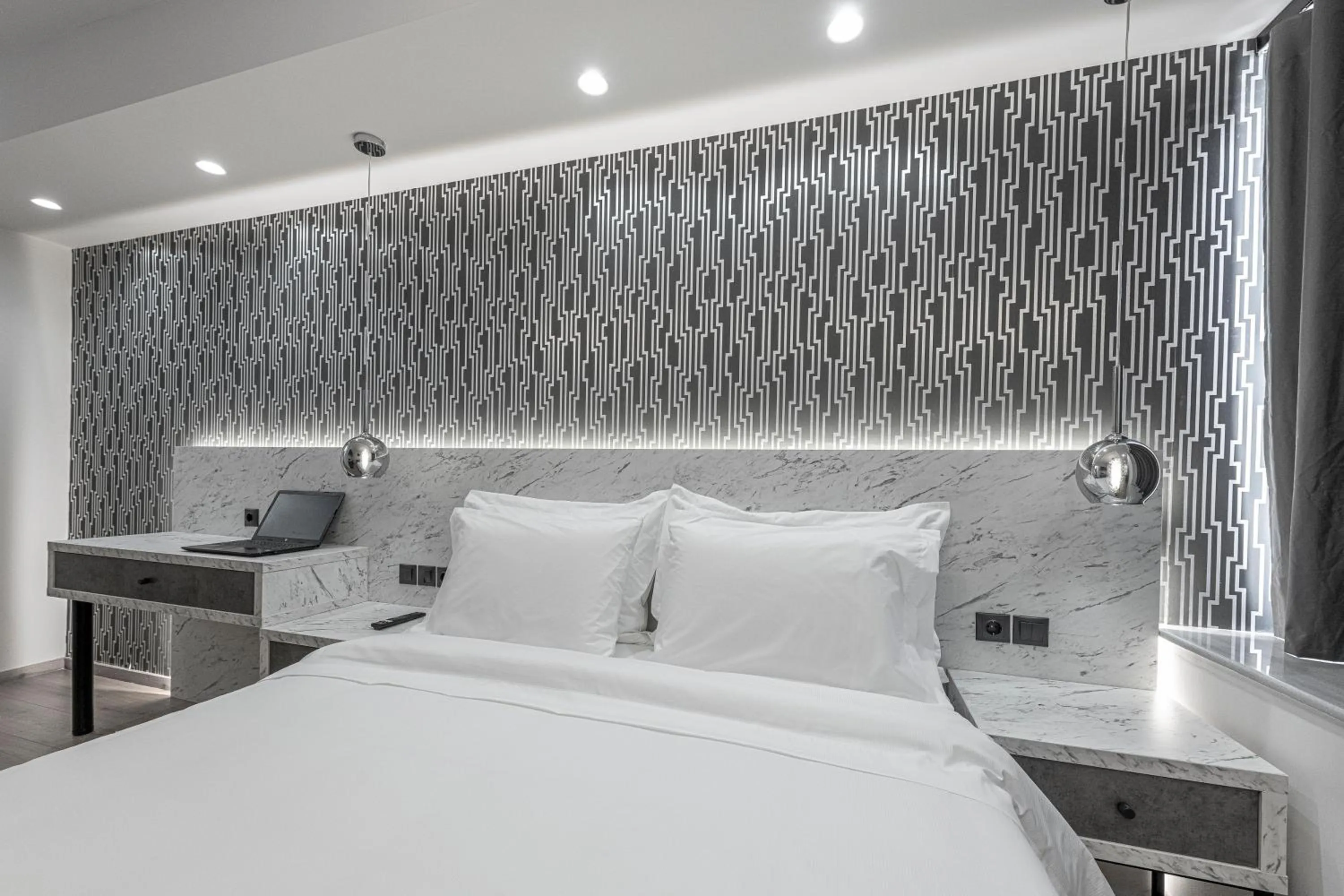 Bedroom, Bed in Ethereal Athεns