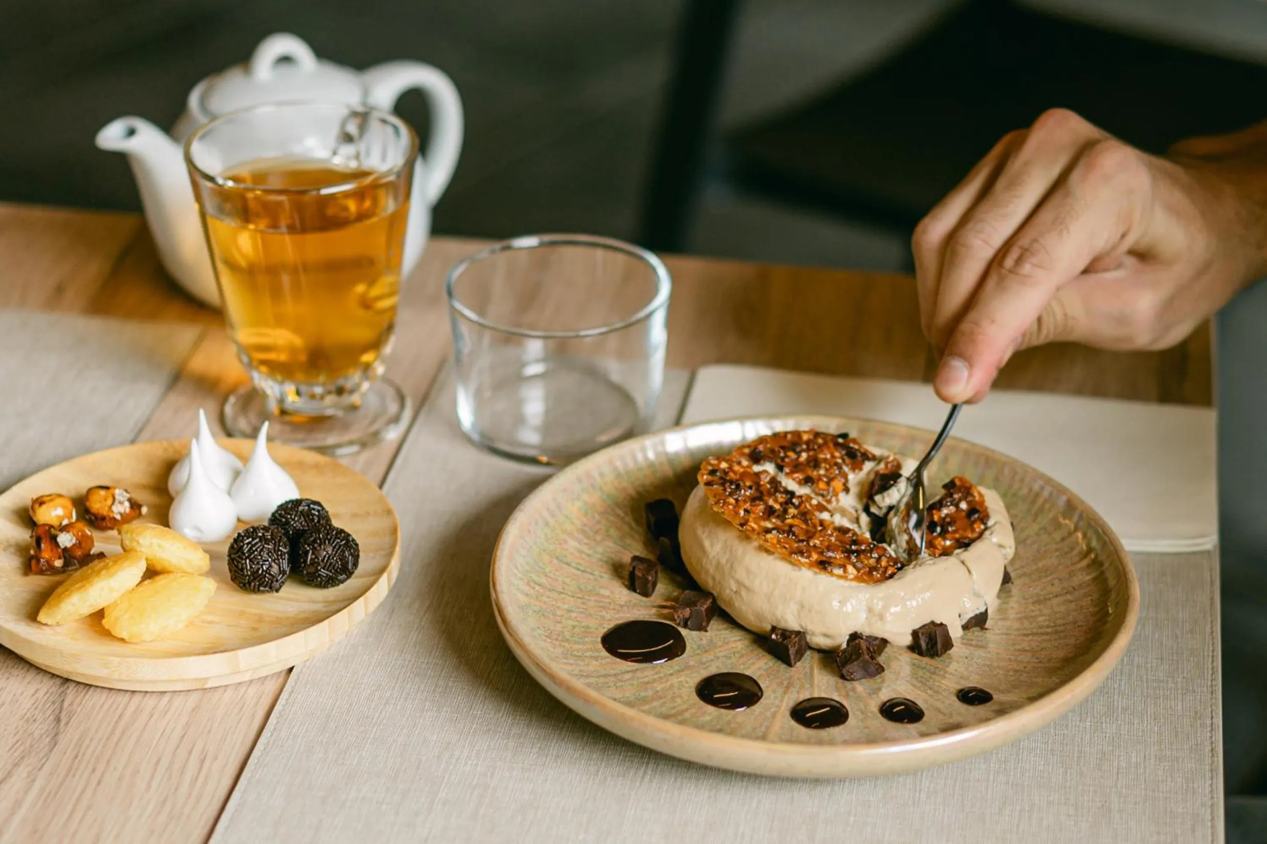 Dinner in Logis hôtel restaurant l'Argence