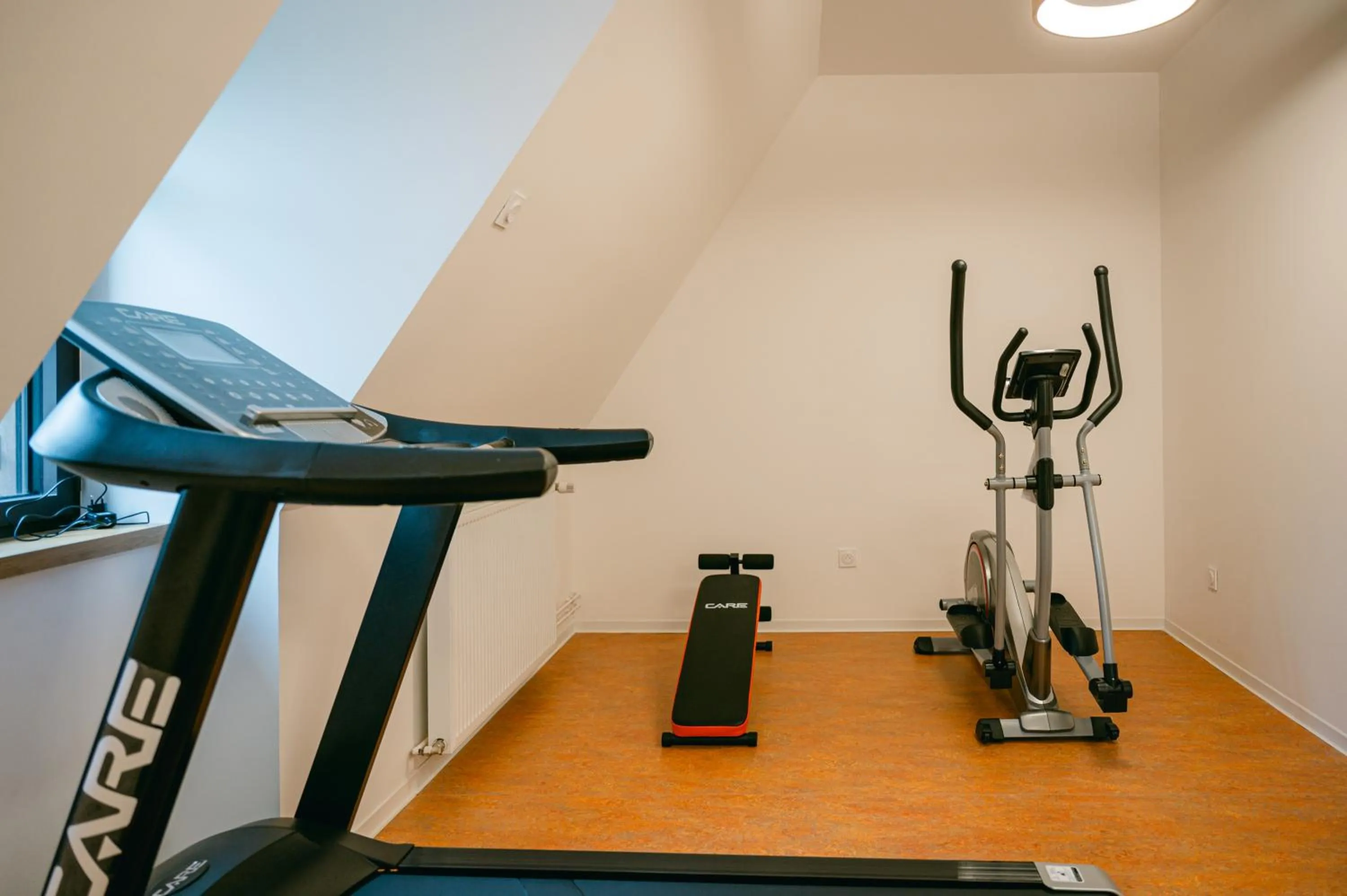 Fitness centre/facilities in Logis hôtel restaurant l'Argence