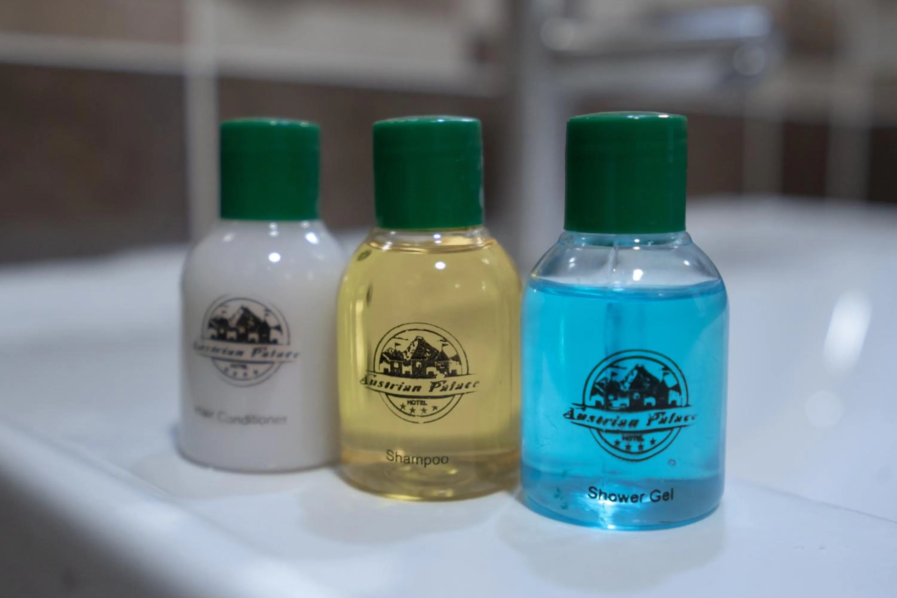 Shower in Austrian Palace Hotel