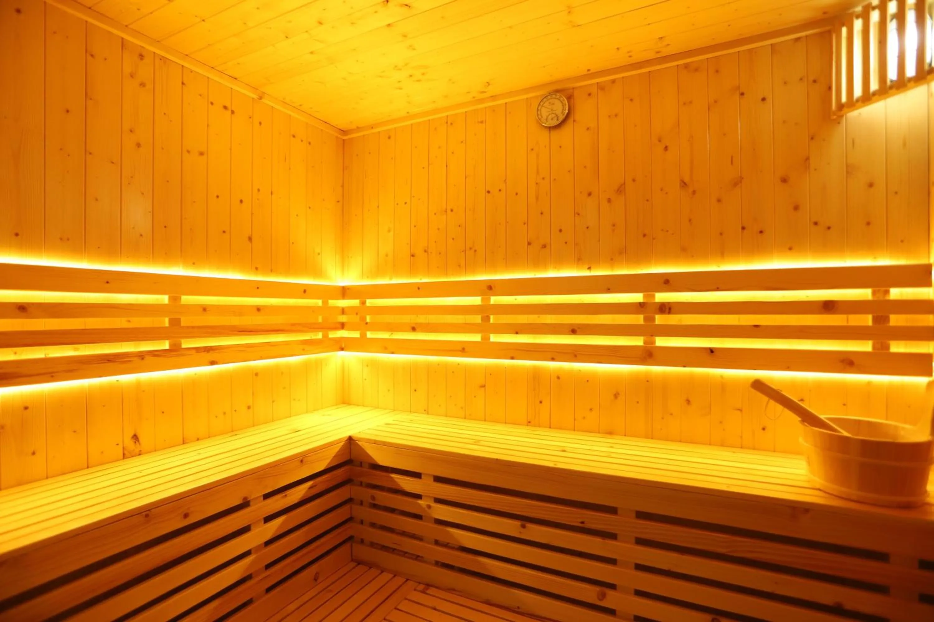 Sauna in Lanura Apartments and Hotel