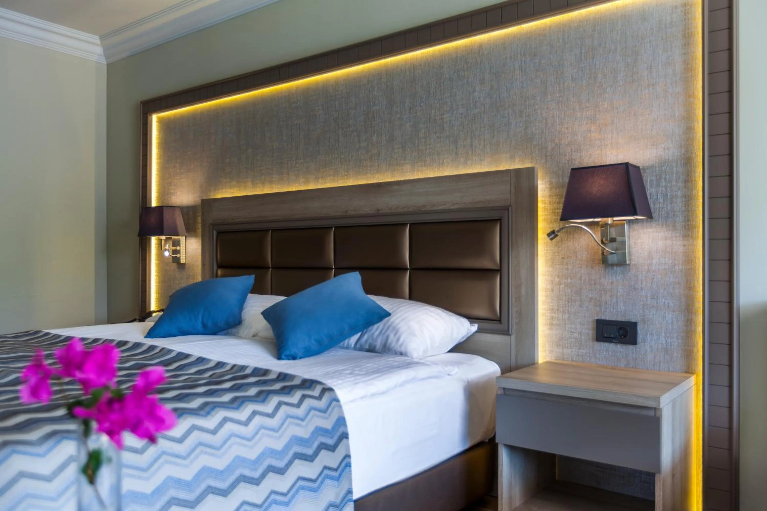 Photo of the whole room, Bed in Samara Hotel Bodrum Ultra All Inclusive