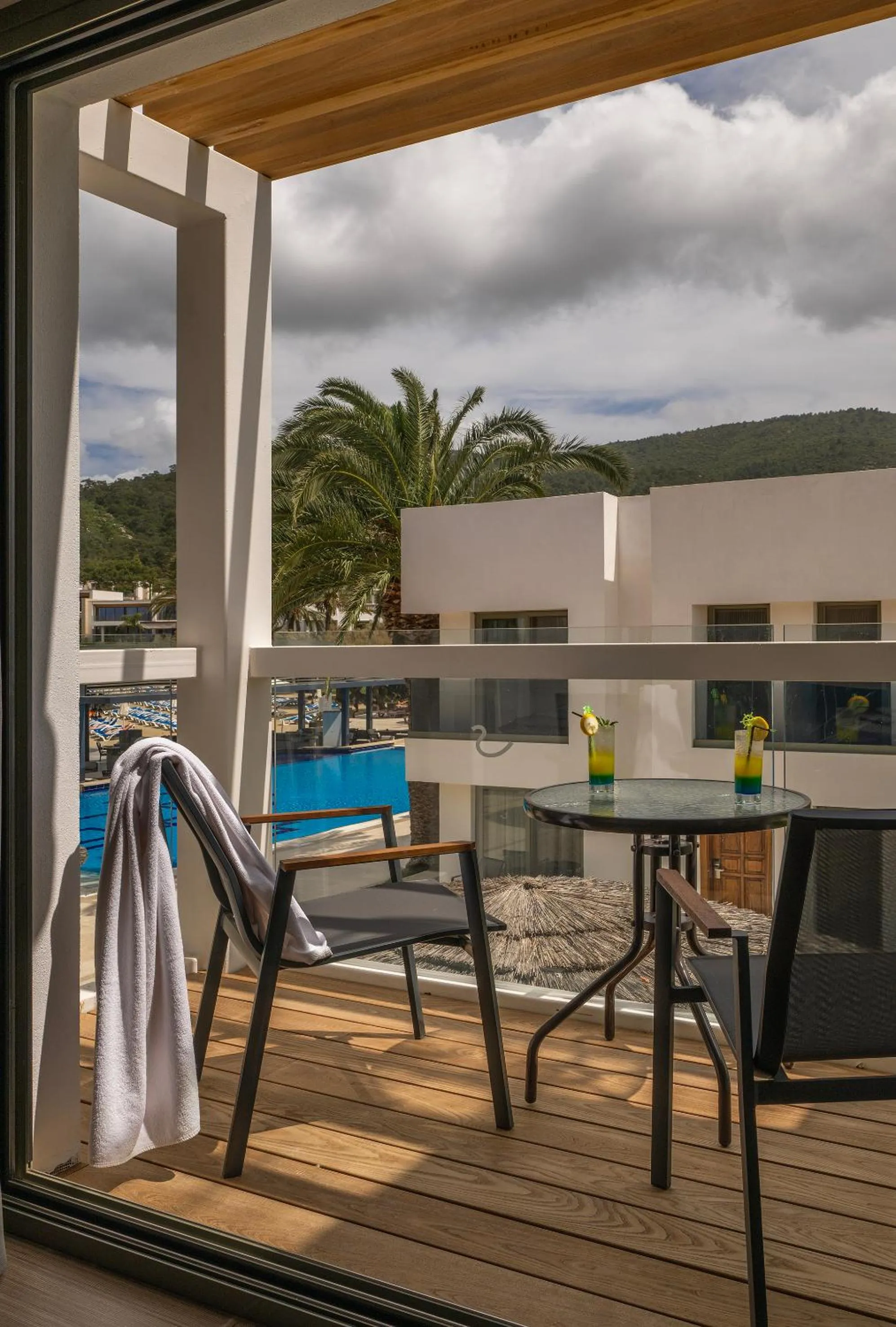 Balcony/Terrace in Samara Hotel Bodrum Ultra All Inclusive