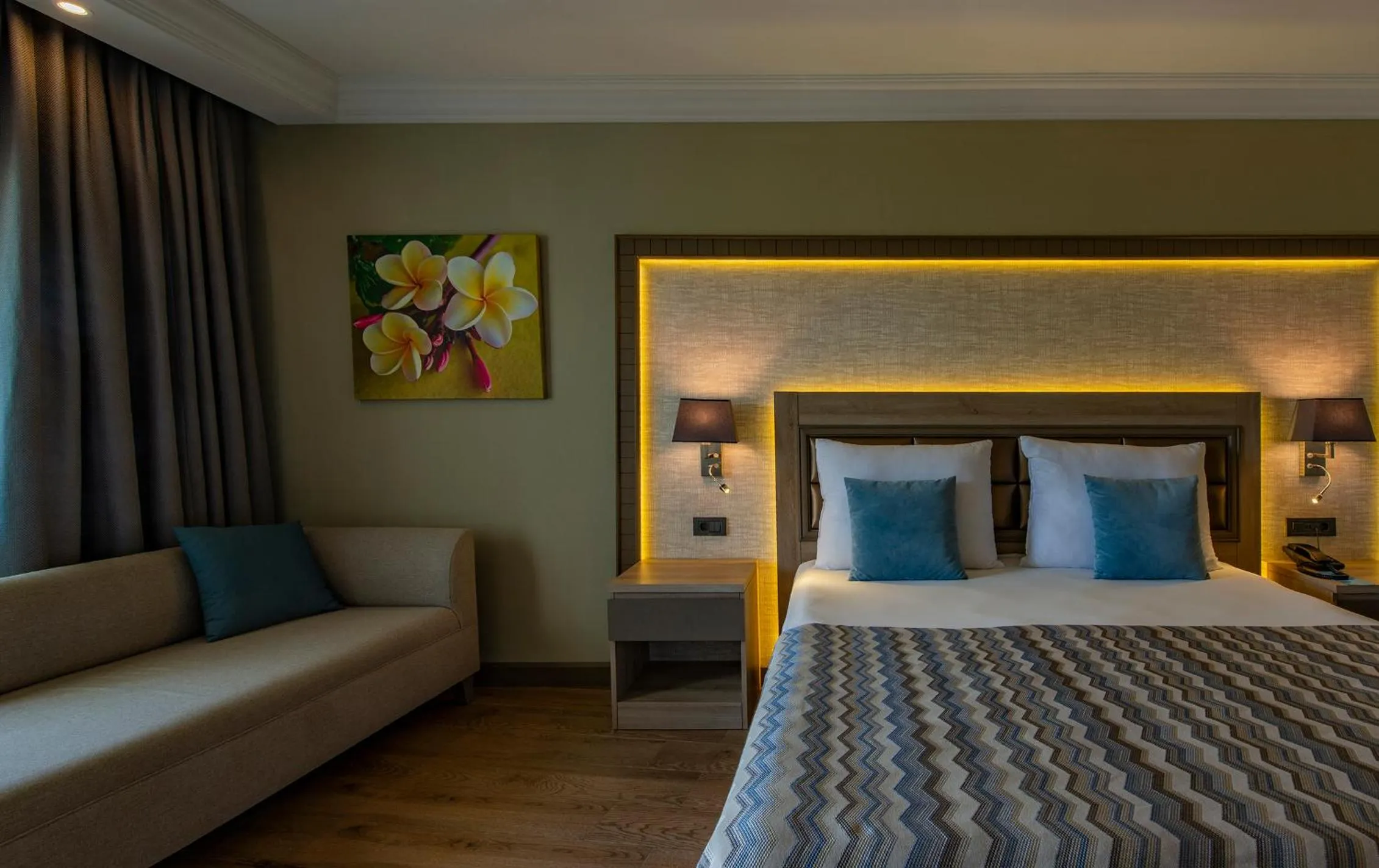 Photo of the whole room, Bed in Samara Hotel Bodrum Ultra All Inclusive