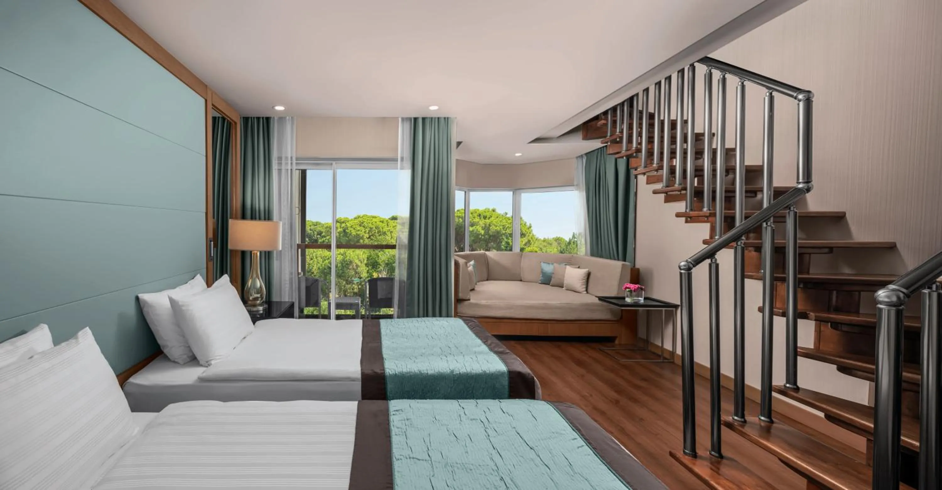 Seating area, Bed in Papillon Zeugma Relaxury