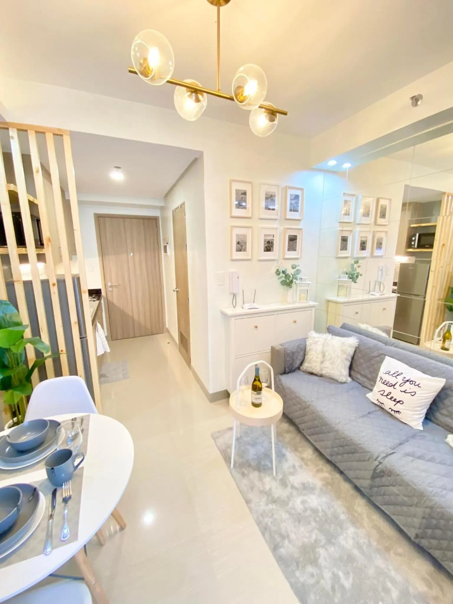 Living room in Will’s Place @ Shore2 Residences Mall of Asia