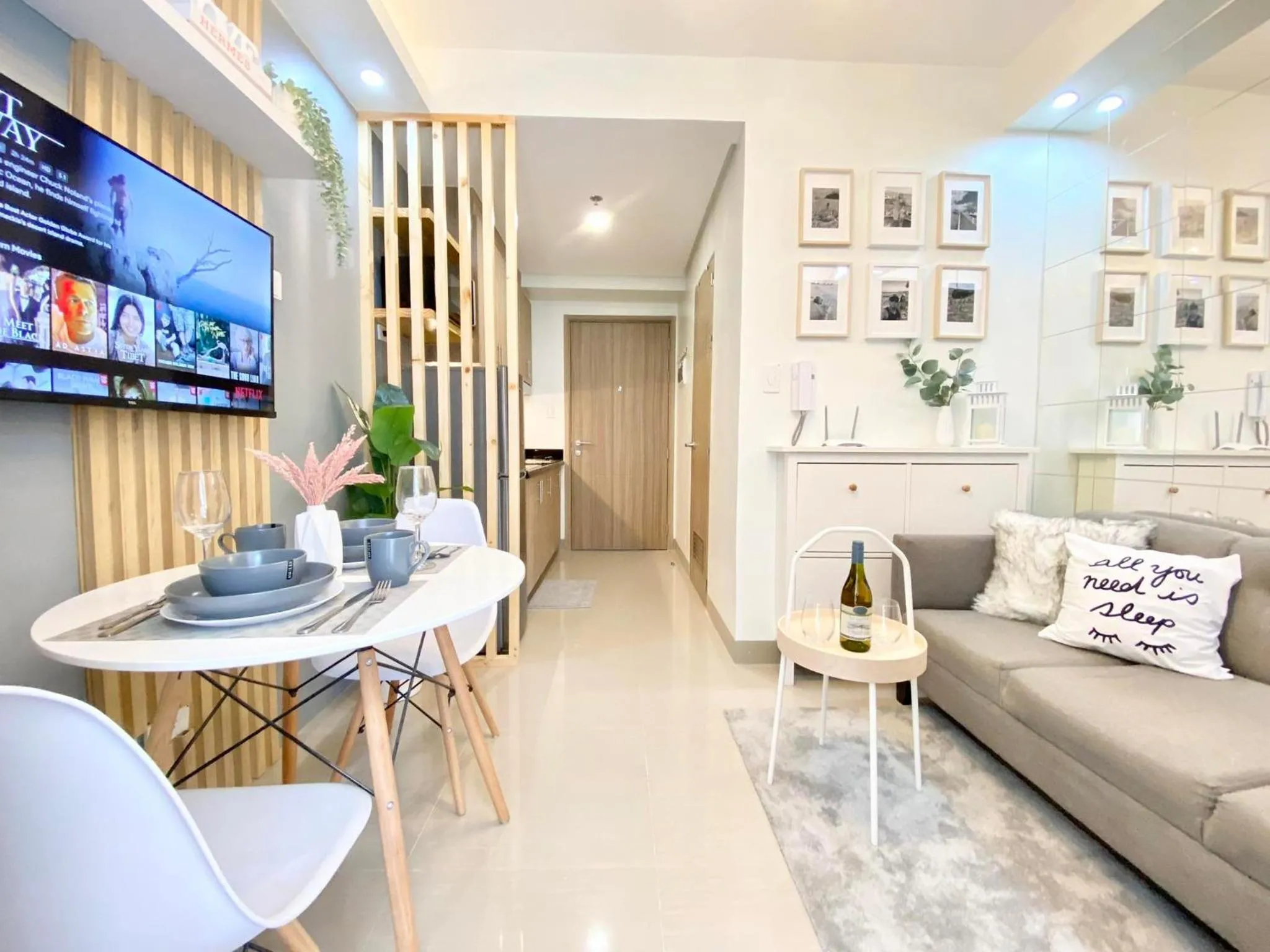 Living room in Will’s Place @ Shore2 Residences Mall of Asia