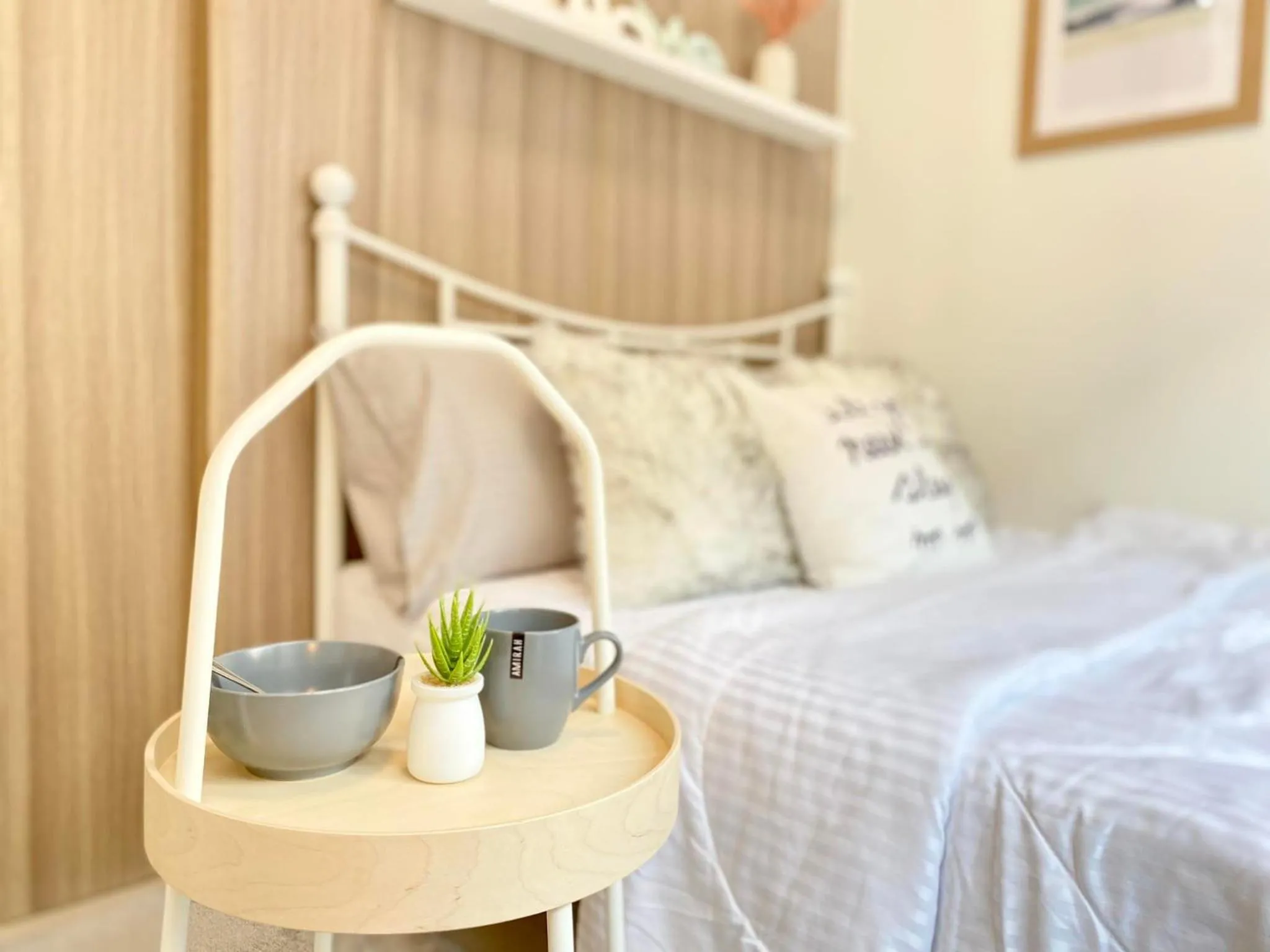 Bed in Will’s Place @ Shore2 Residences Mall of Asia