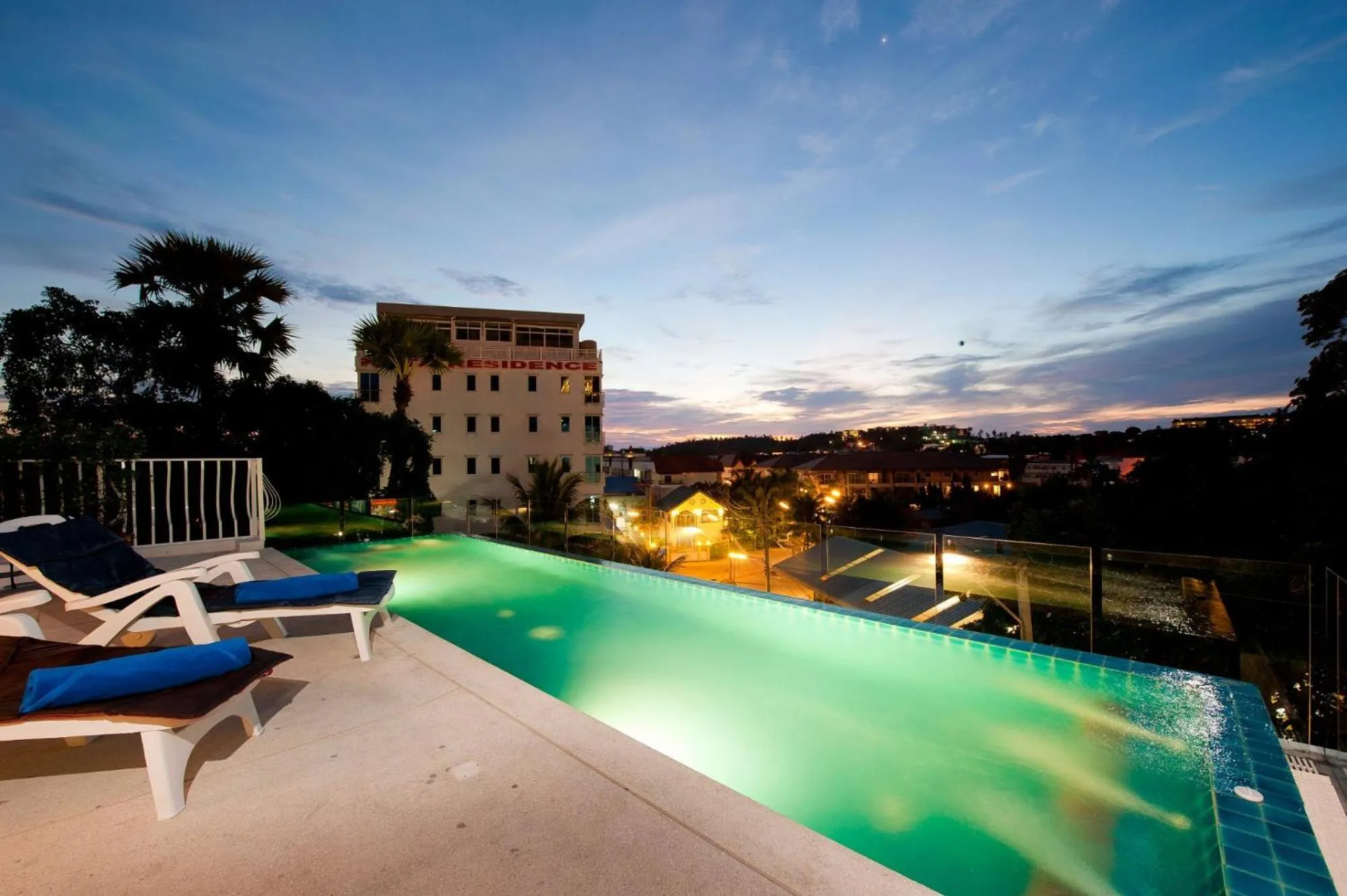 Pool view in La Xenia Hotel Kata Beach
