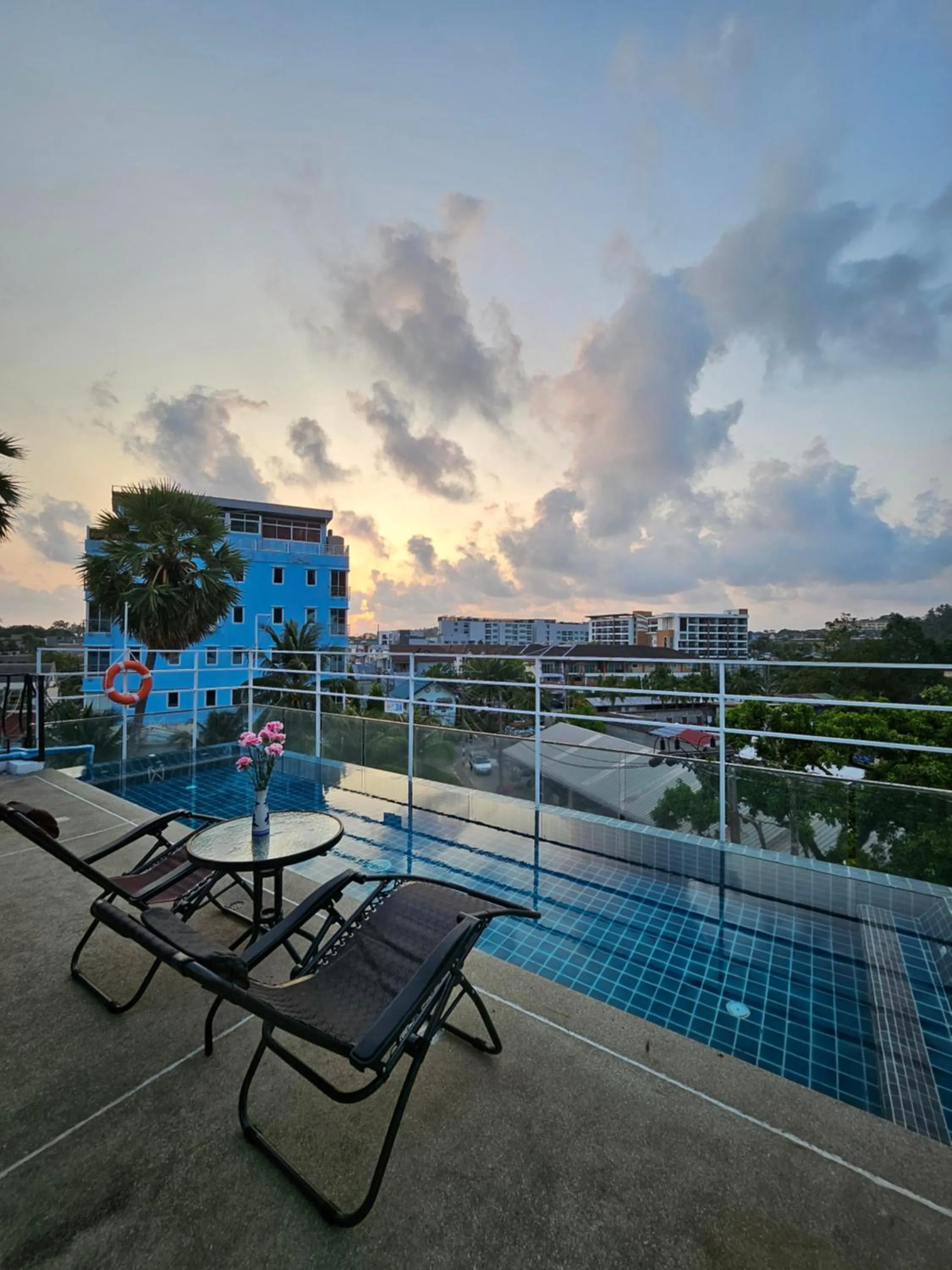 Pool view in La Xenia Hotel Kata Beach