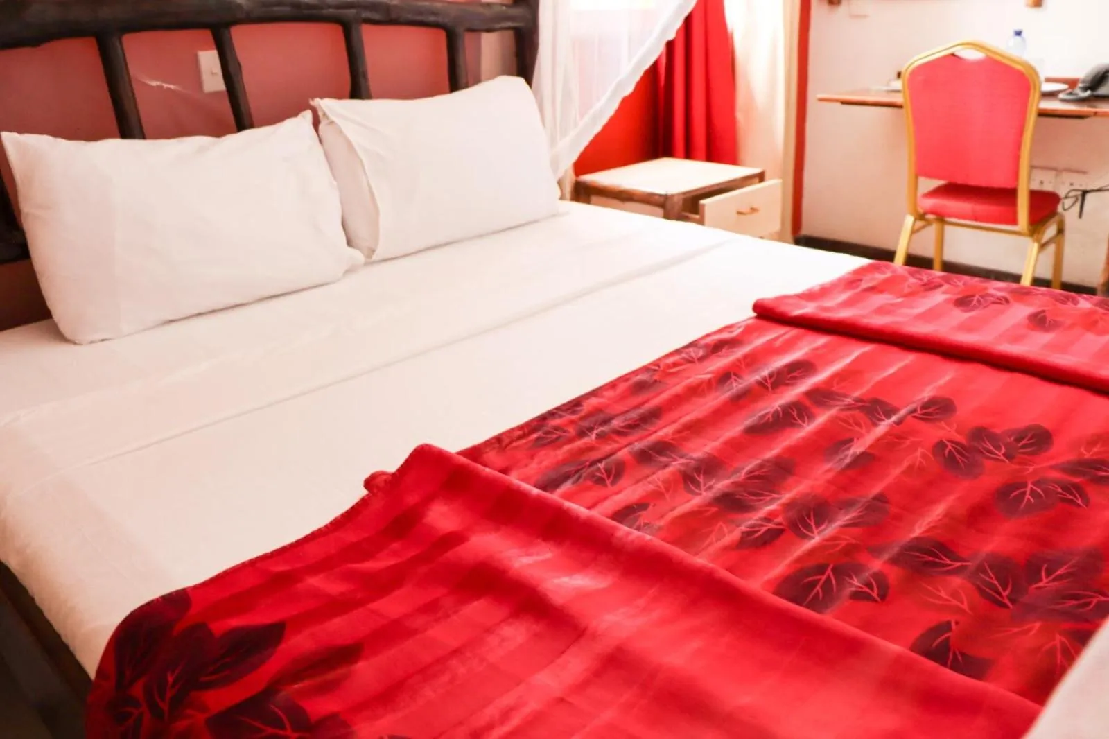 Bed in Bridge Hotel Mombasa