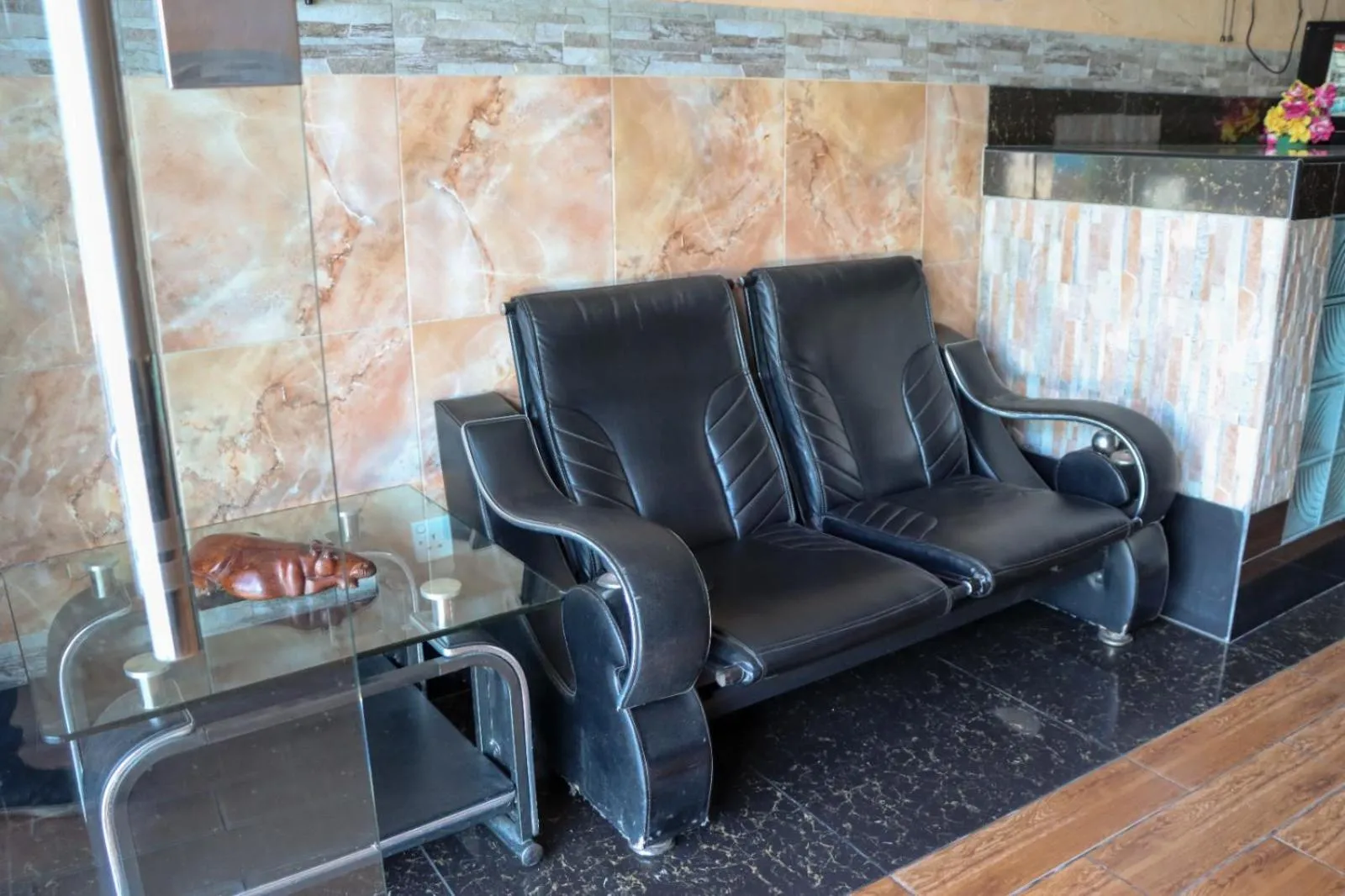 Seating area in Bridge Hotel Mombasa