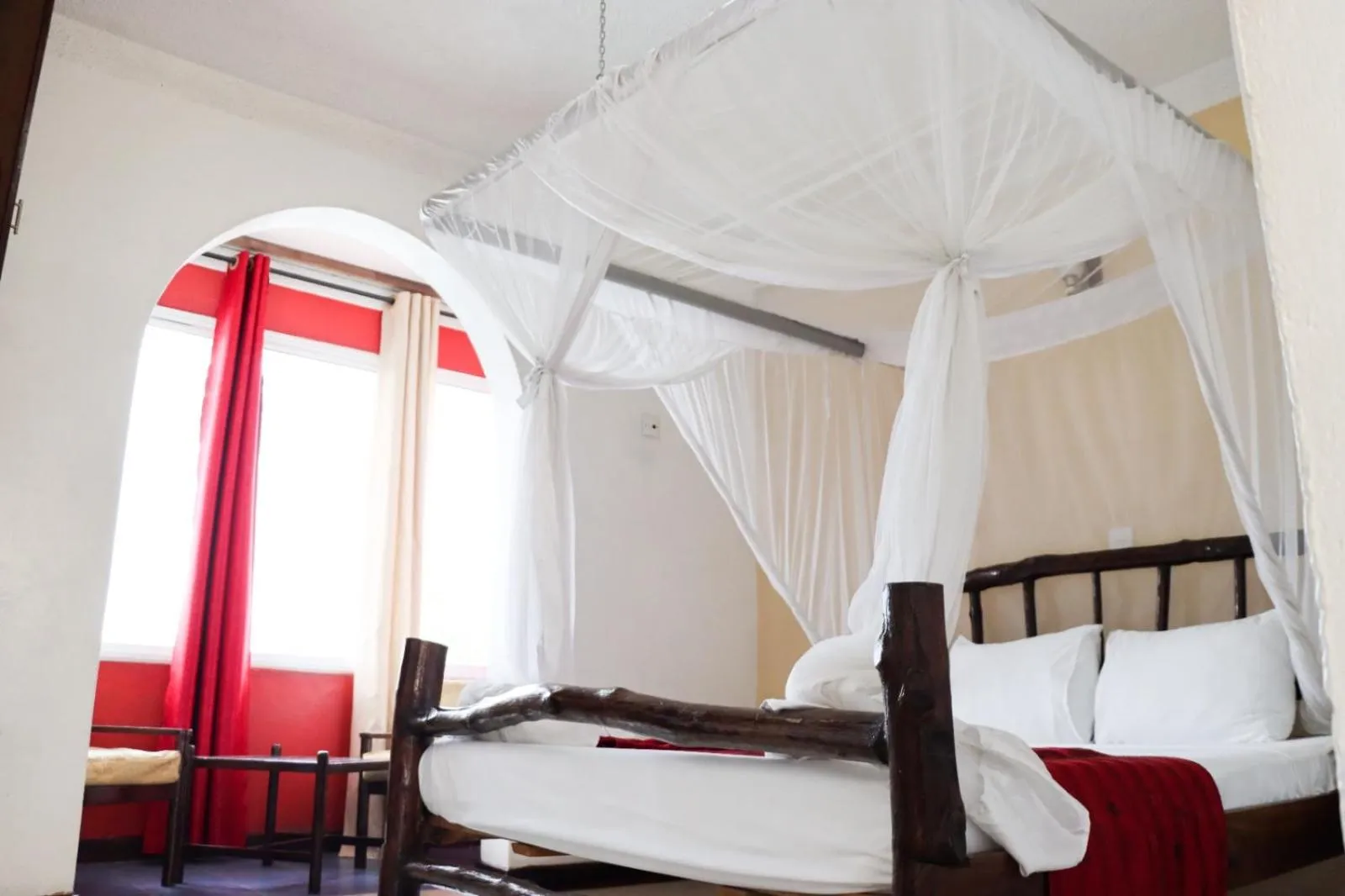 Bed in Bridge Hotel Mombasa