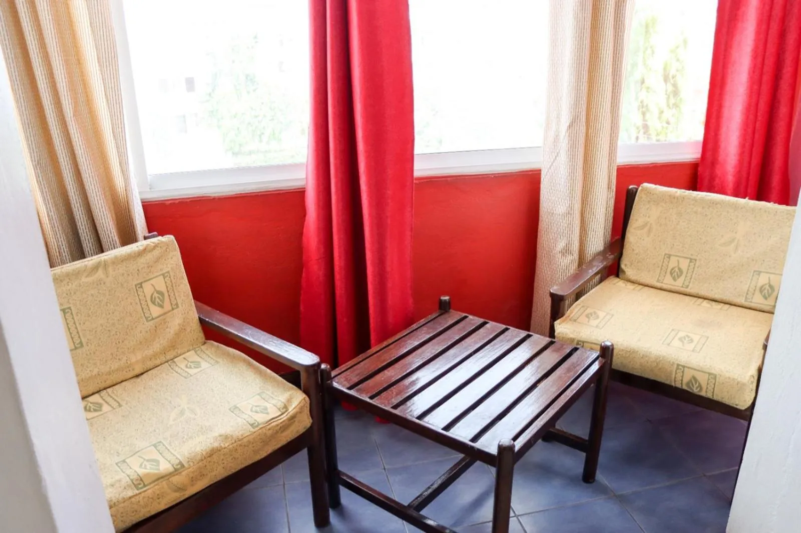 Seating area in Bridge Hotel Mombasa