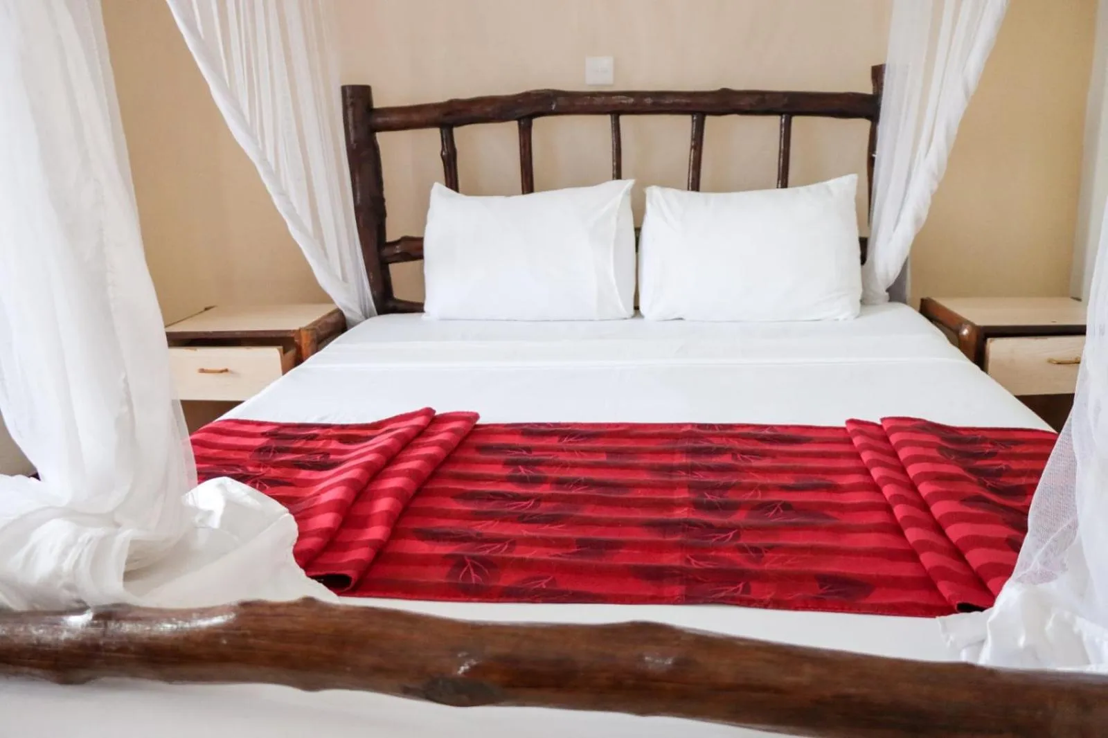 Bed in Bridge Hotel Mombasa