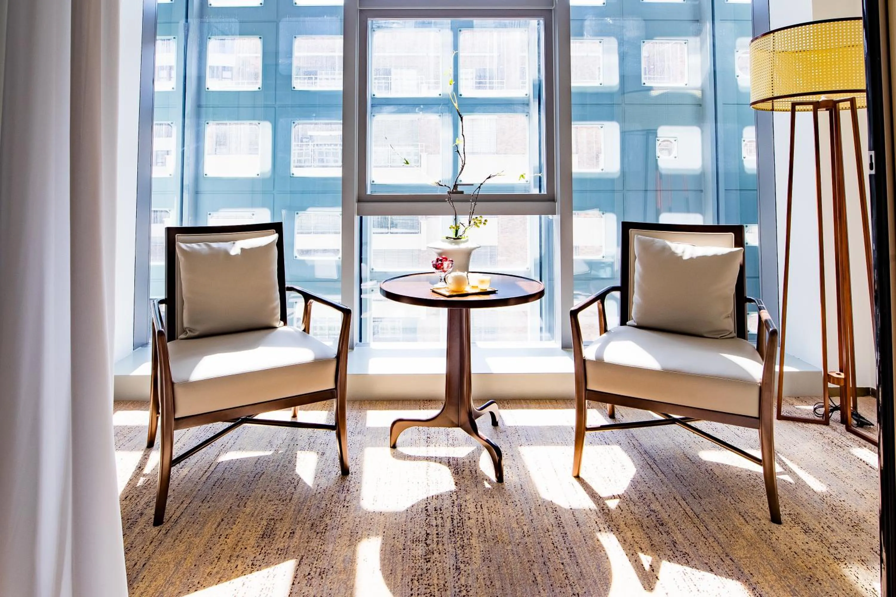 Seating area in LDS Hotel Belgrade