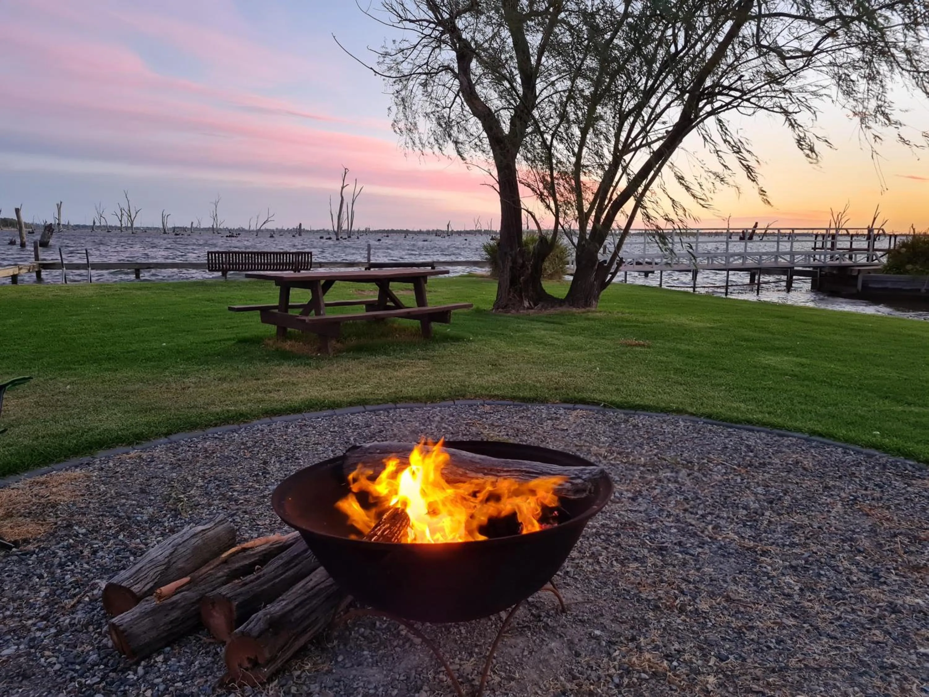 Lake view in Tasman Holiday Parks - Lake Mulwala