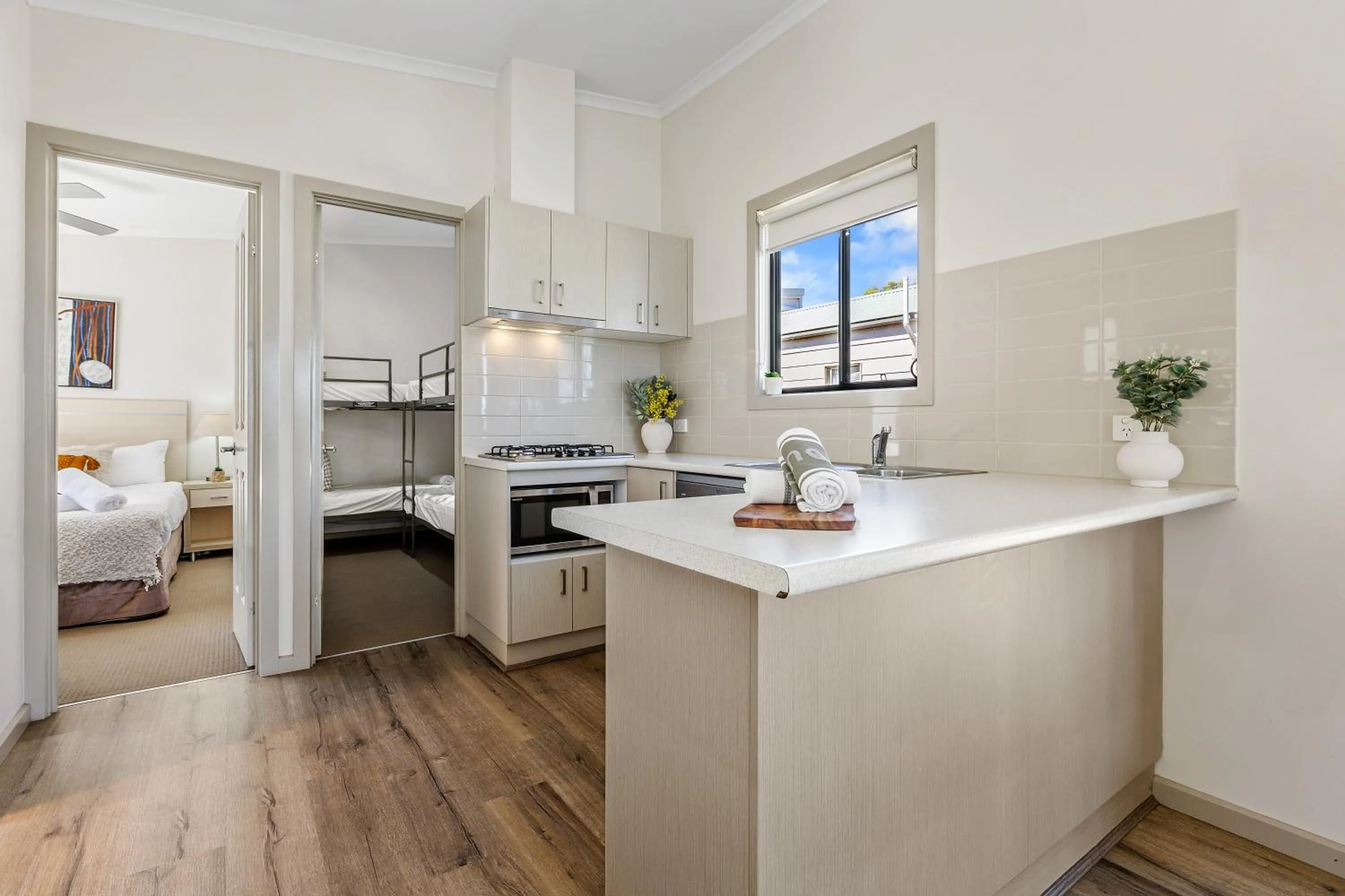 Kitchen or kitchenette in Tasman Holiday Parks - Lake Mulwala
