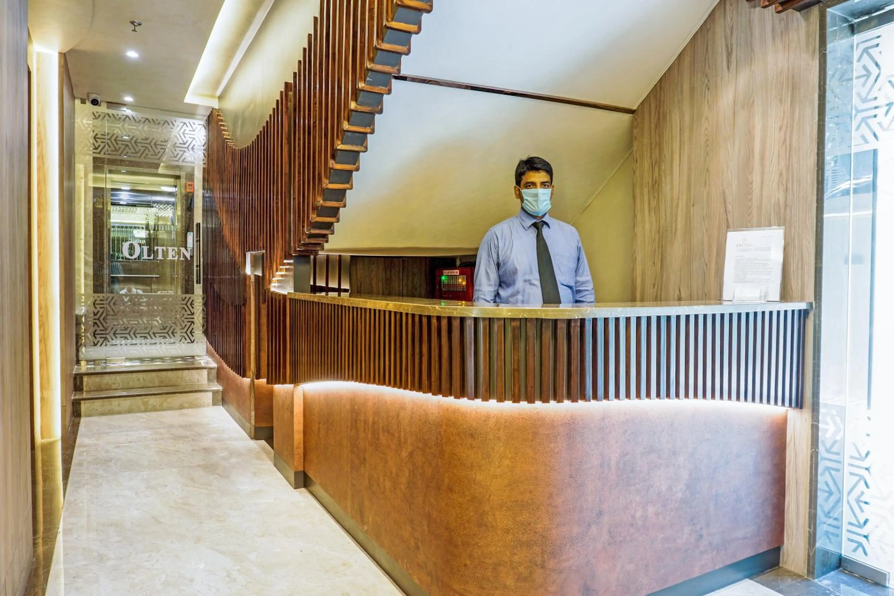 Lobby or reception in Hotel Olten