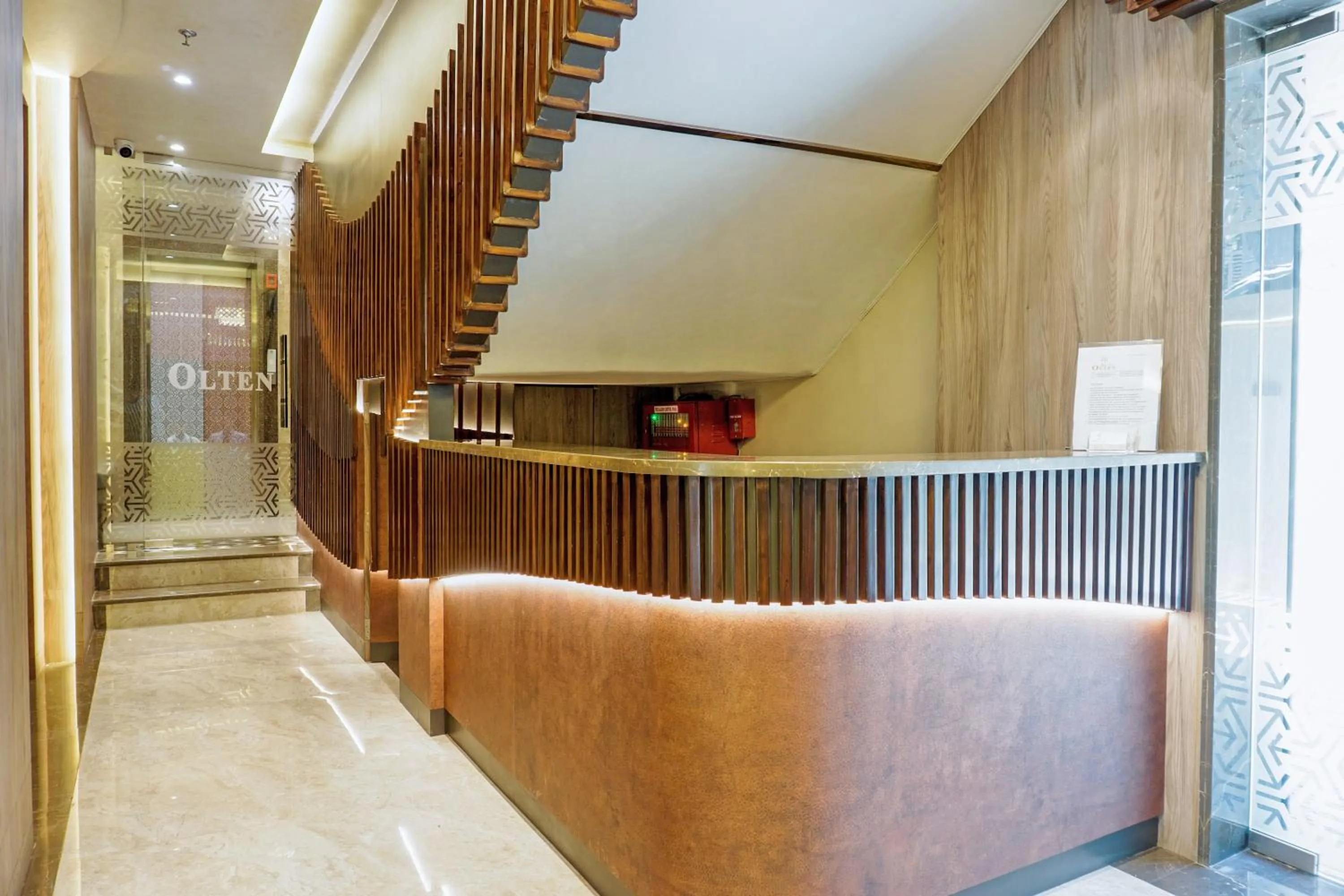 Lobby or reception in Hotel Olten