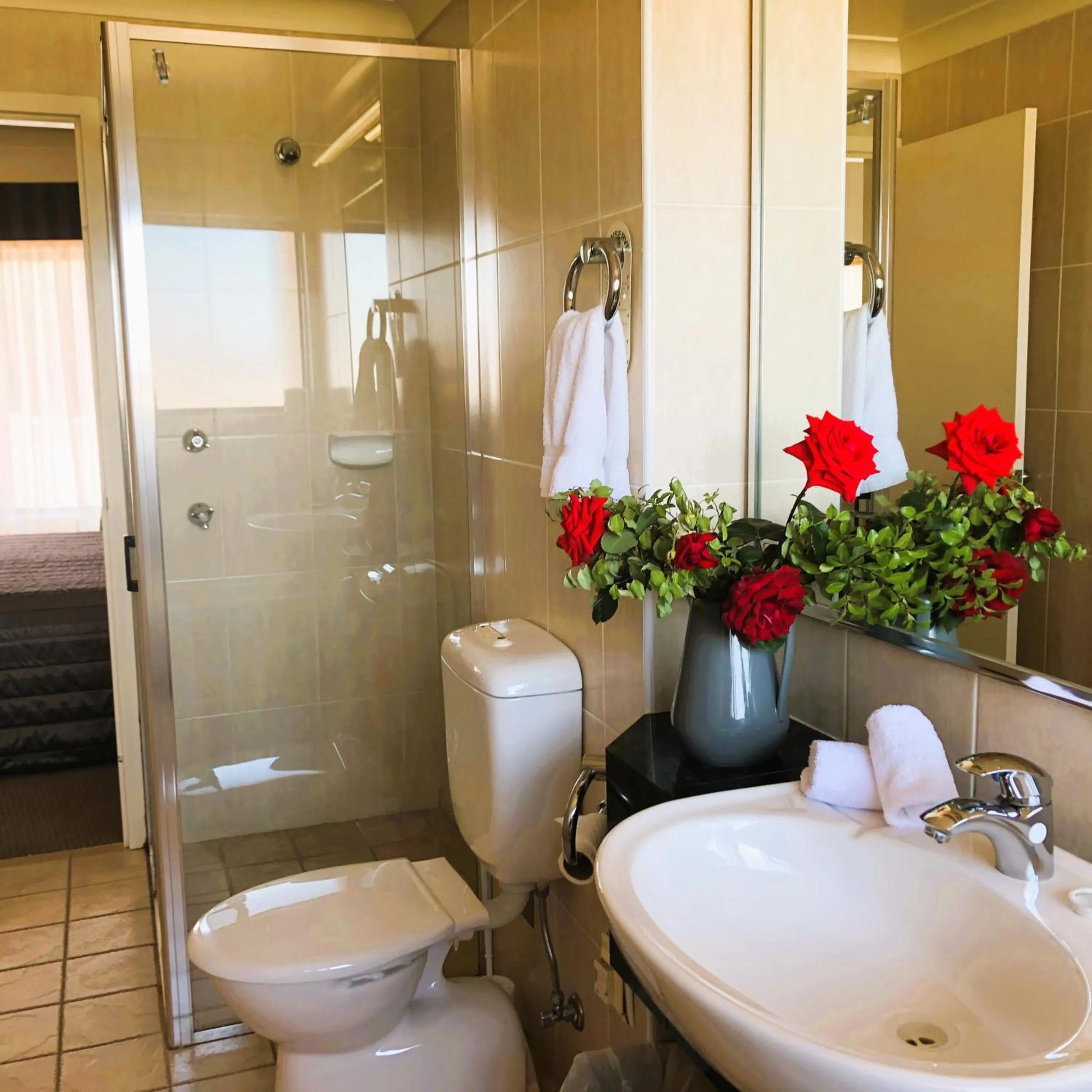 Bathroom in Turners Vineyard Motel