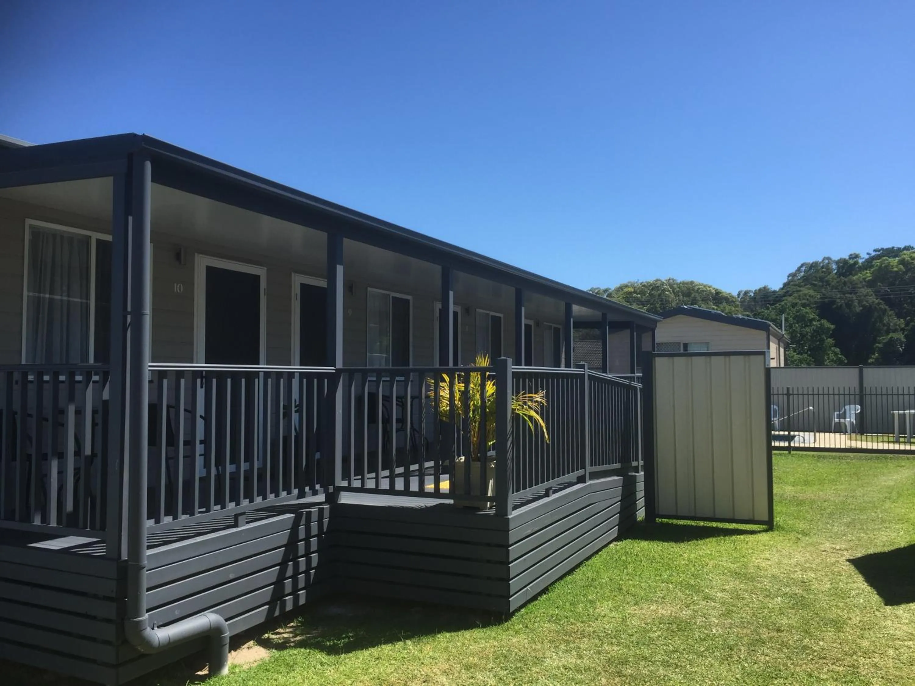 Property building in Clarence Head Caravan Park