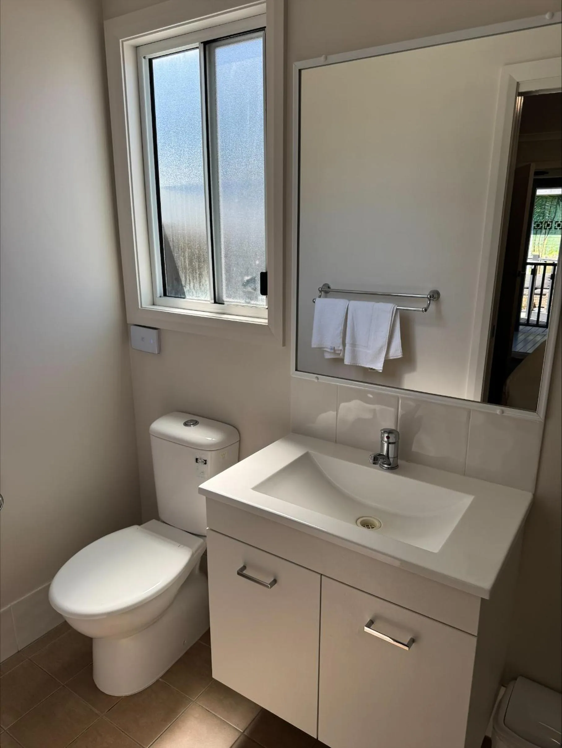 Bathroom in Clarence Head Caravan Park