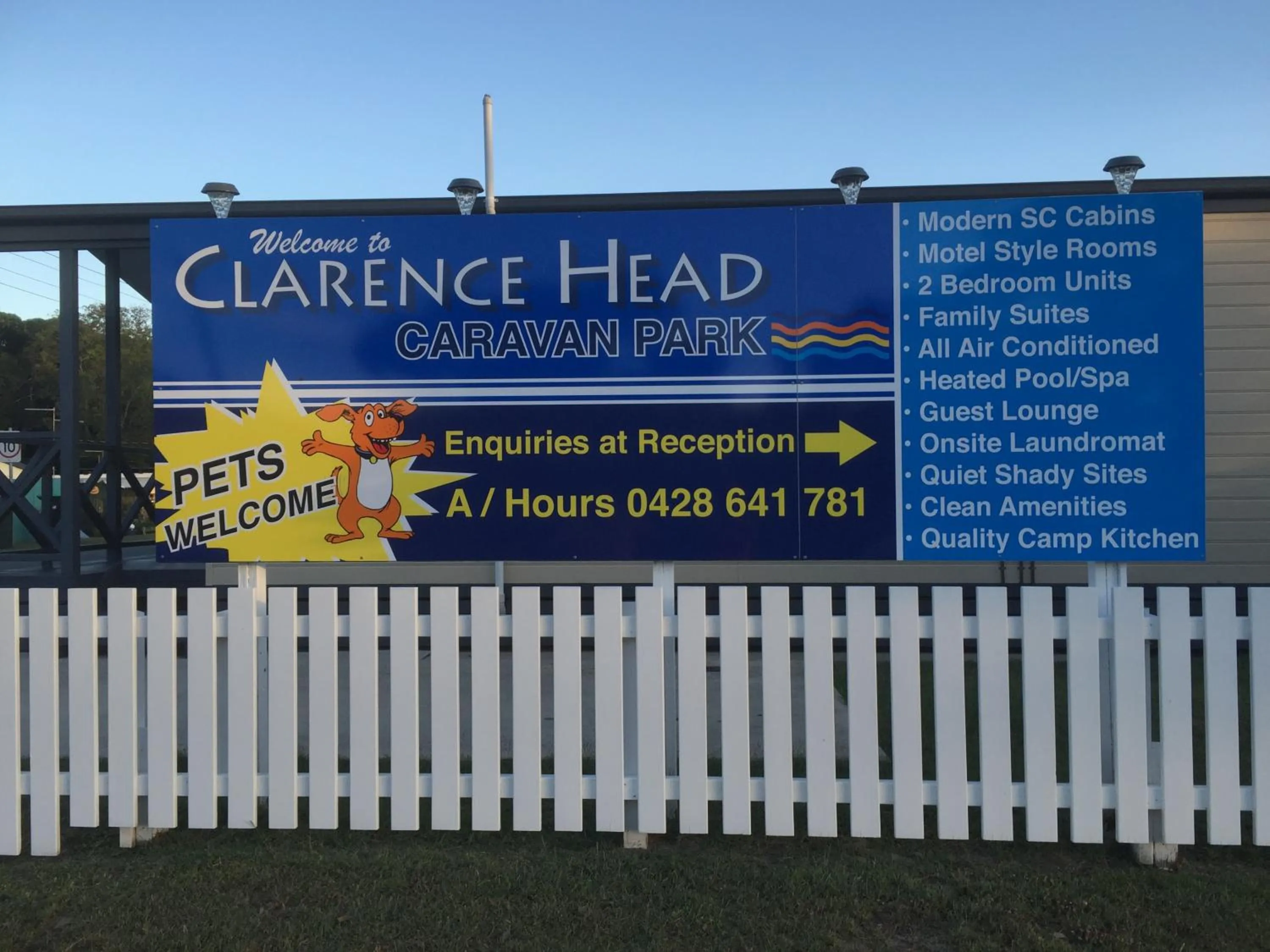 Property logo or sign in Clarence Head Caravan Park