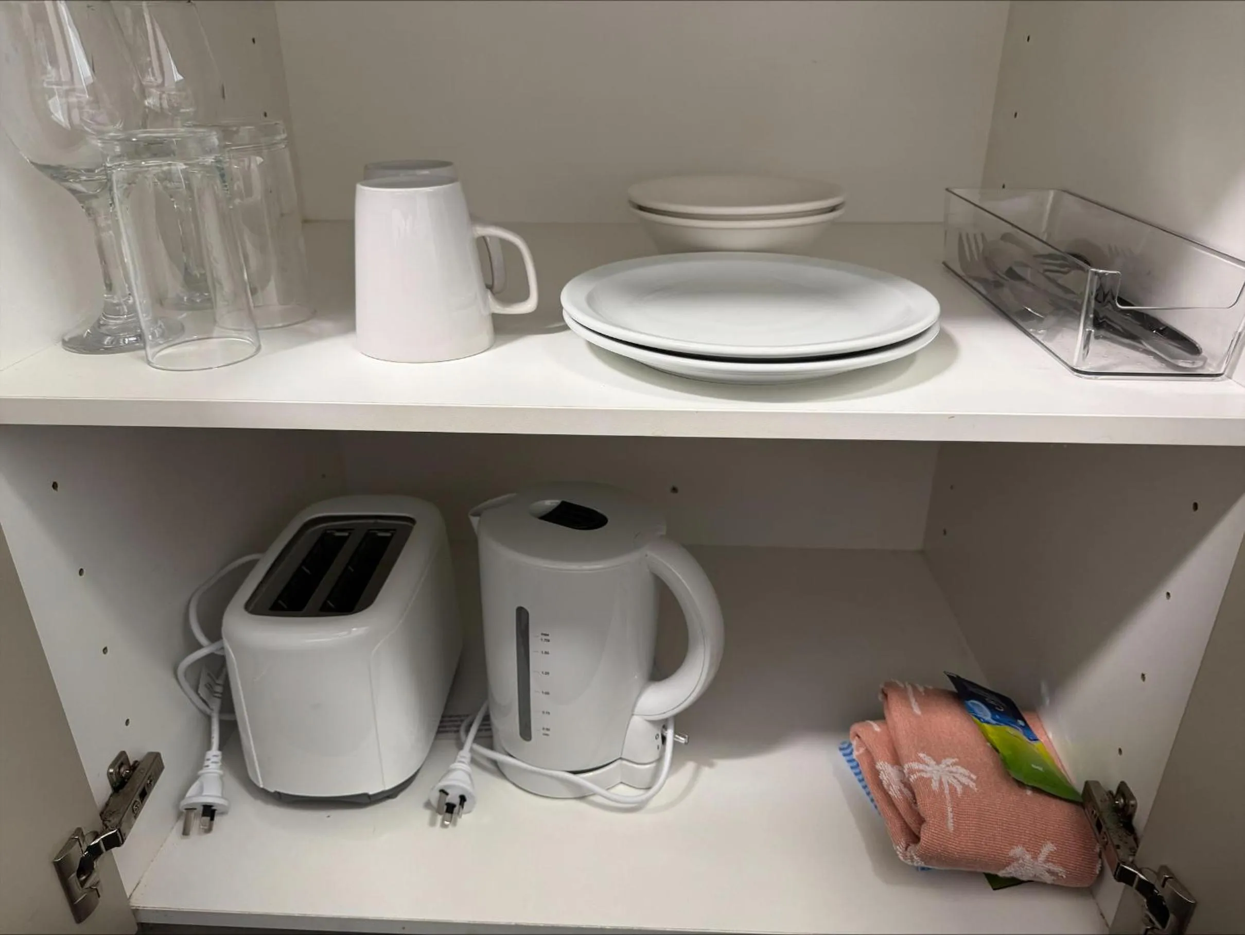 Kitchen or kitchenette in Clarence Head Caravan Park