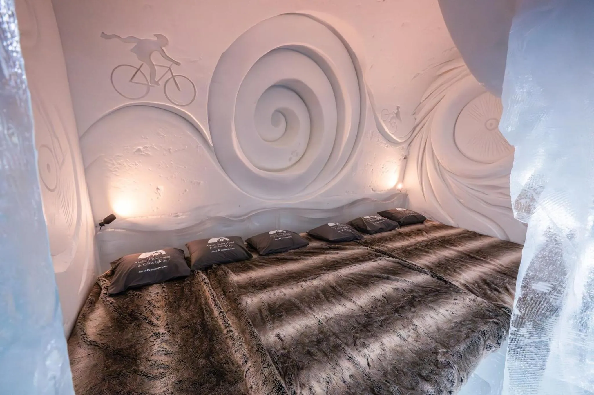 Bedroom, Bed in Arctic SnowHotel & Glass Igloos