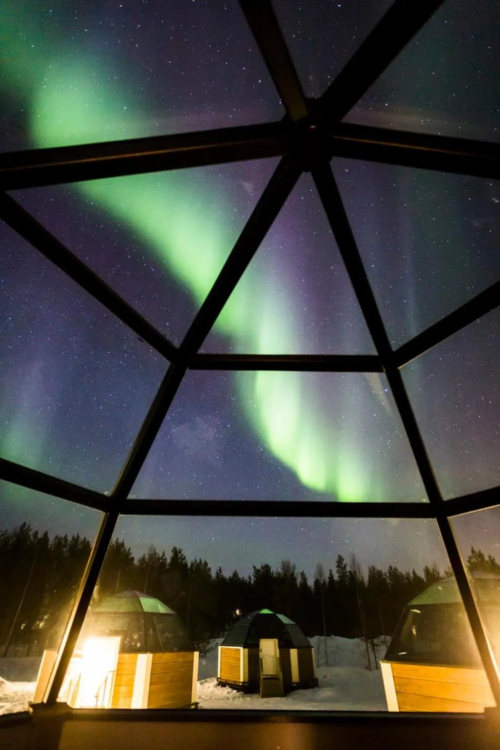 View (from property/room) in Arctic SnowHotel & Glass Igloos