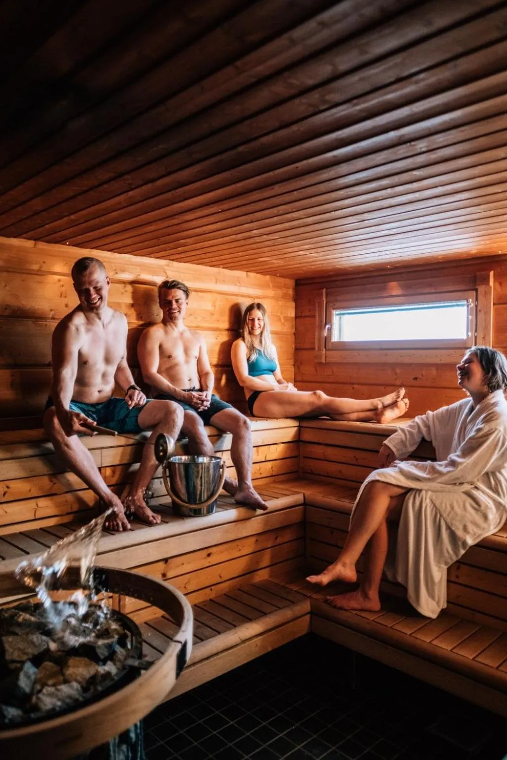 Sauna in Arctic SnowHotel & Glass Igloos