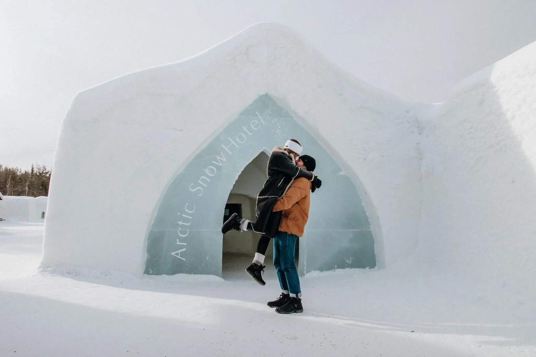 Property building in Arctic SnowHotel & Glass Igloos