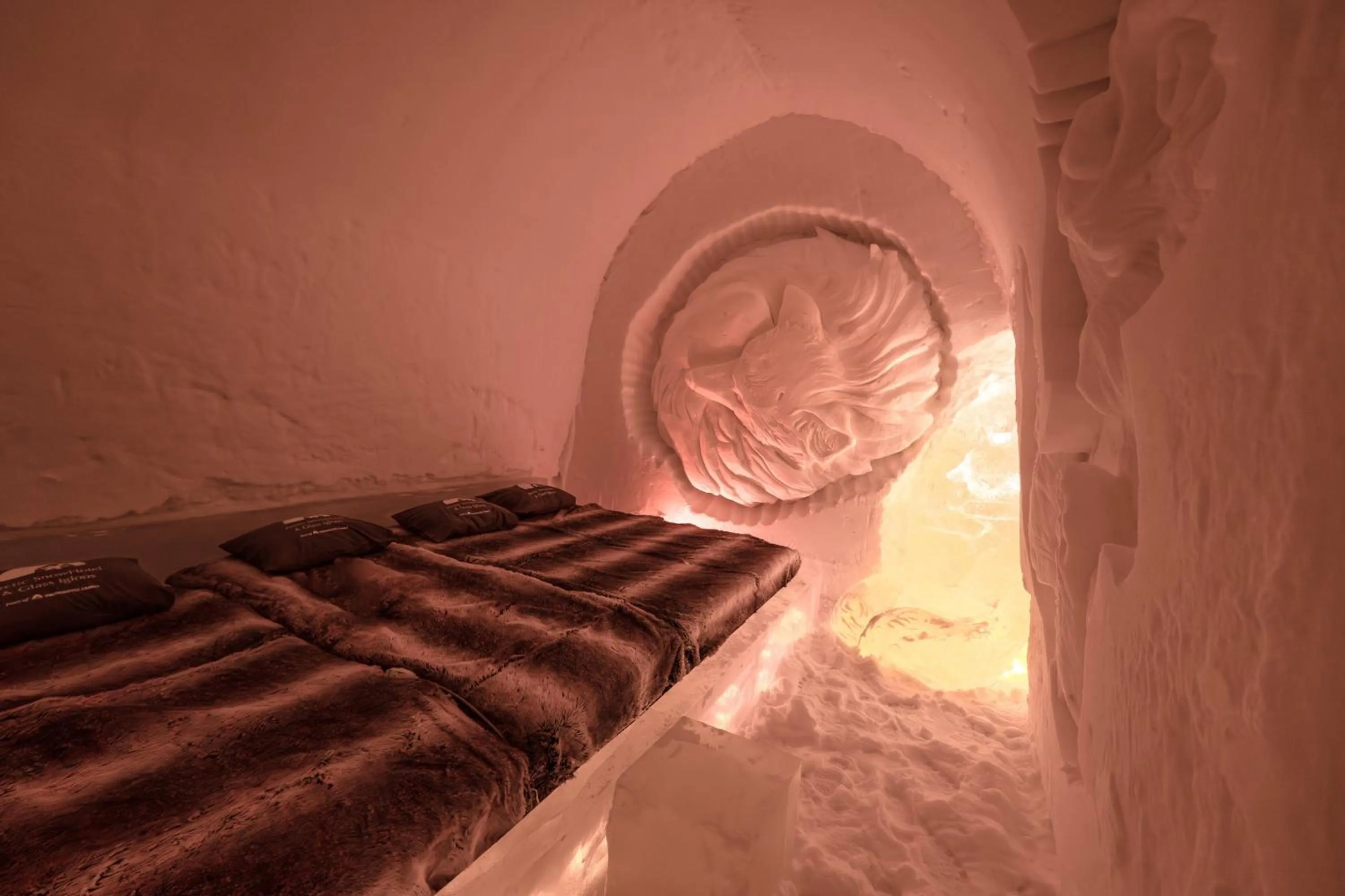 Bedroom, Bed in Arctic SnowHotel & Glass Igloos