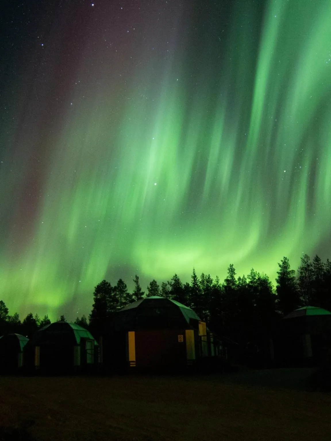 Natural landscape in Arctic SnowHotel & Glass Igloos