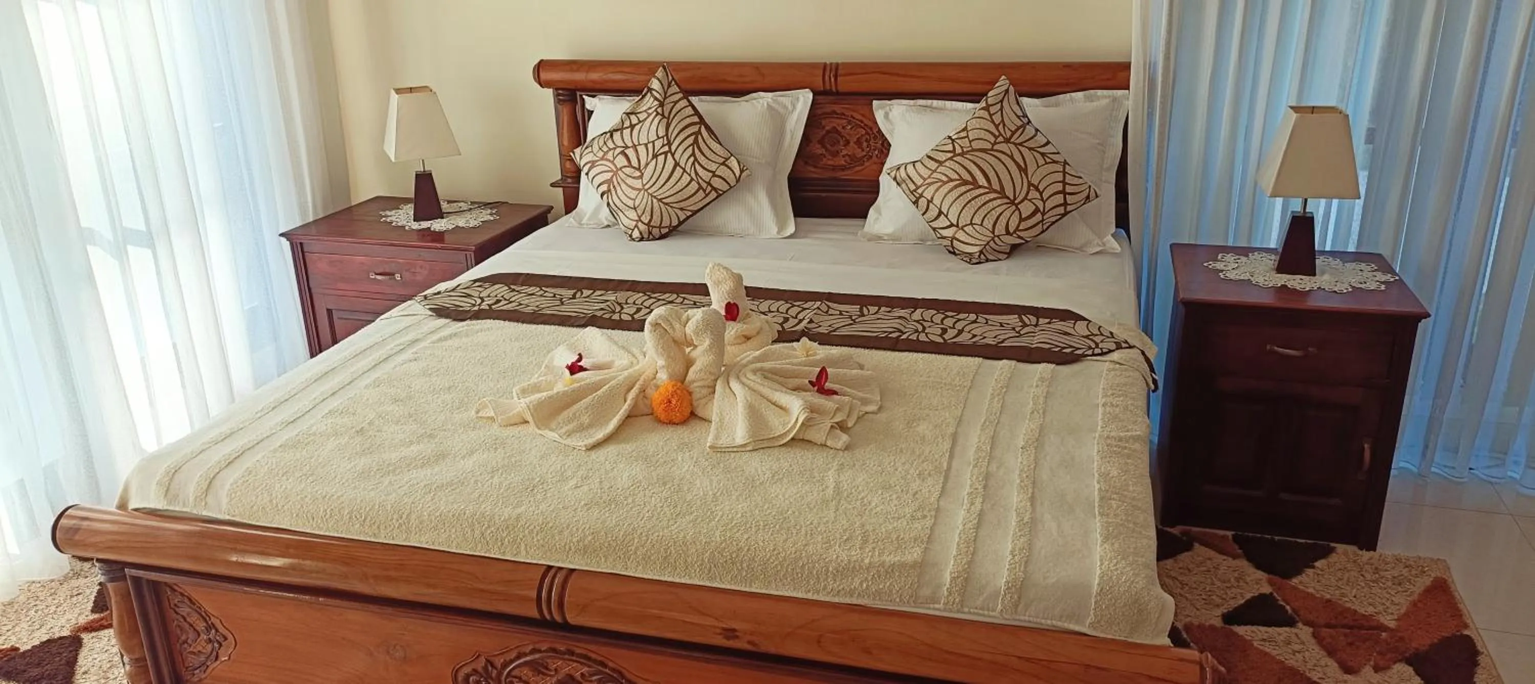 Bedroom, Bed in Villa Lilly Sea View Private Pool