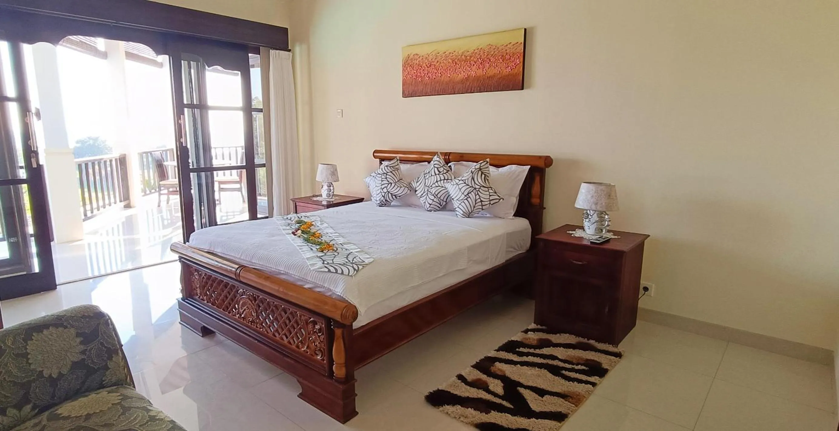 Bedroom, Bed in Villa Lilly Sea View Private Pool