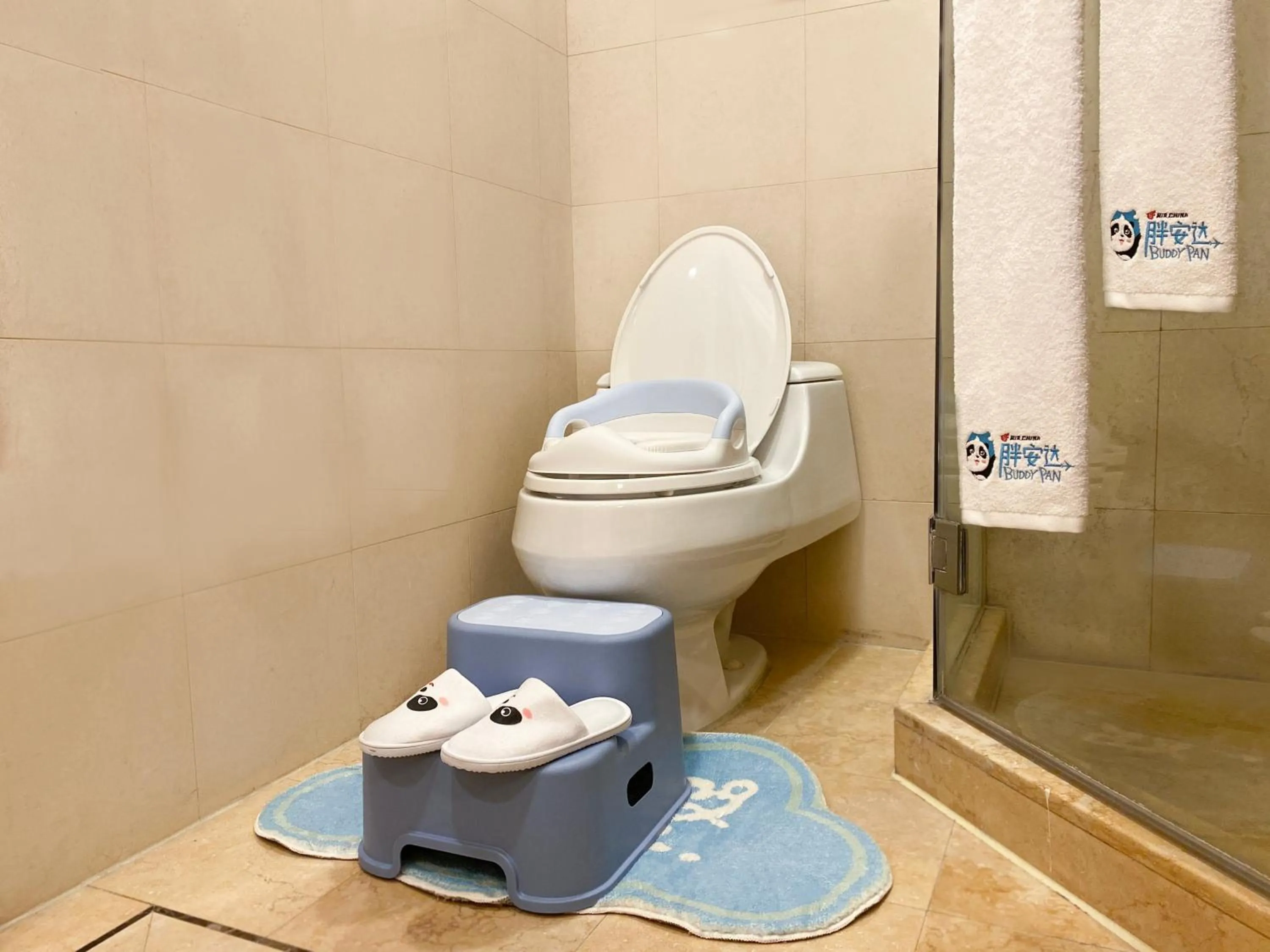 Toilet in Air China Boyue Beijing Hotel