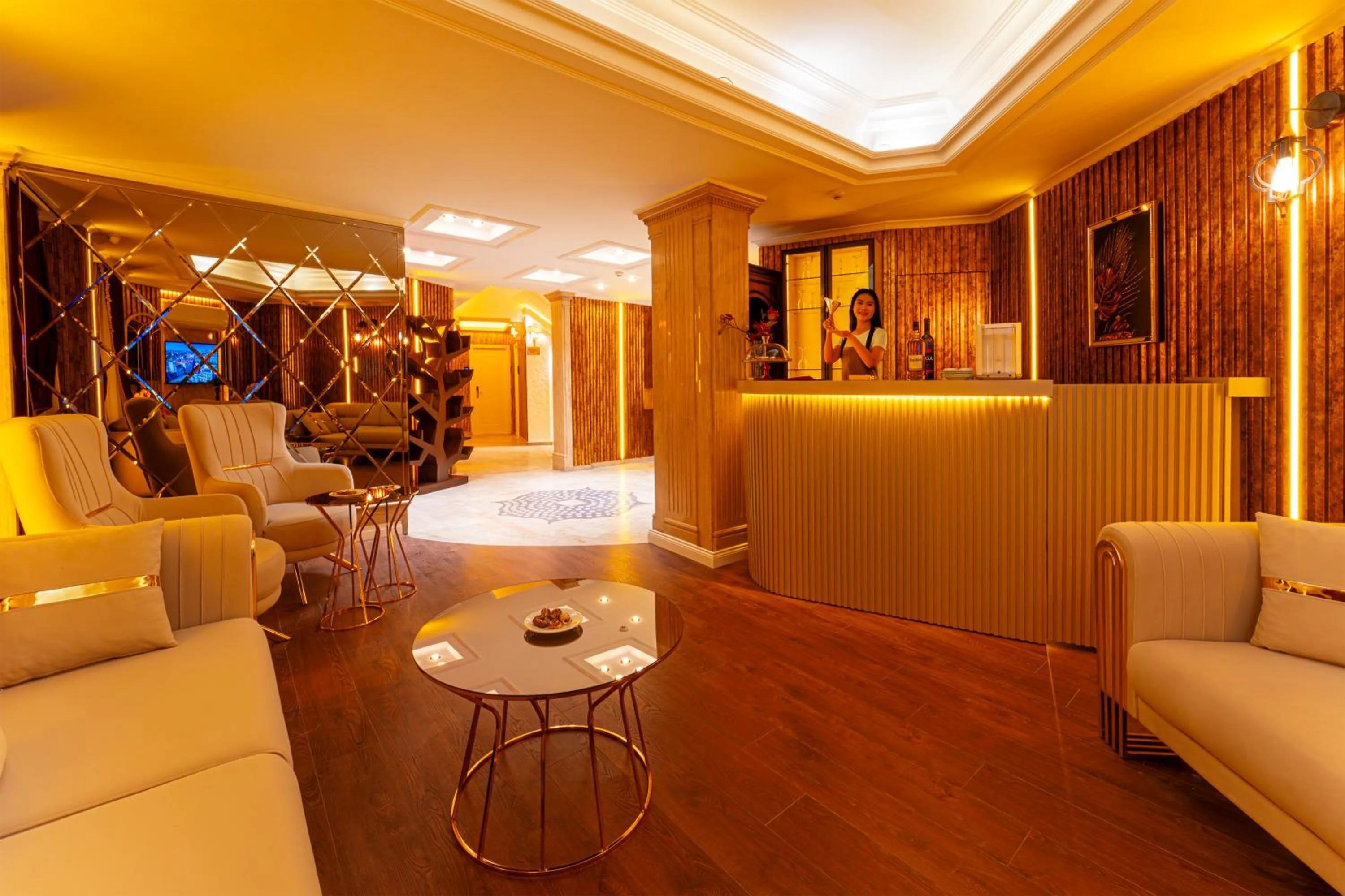 Lounge or bar in Ayasofya Hotel - Special Class