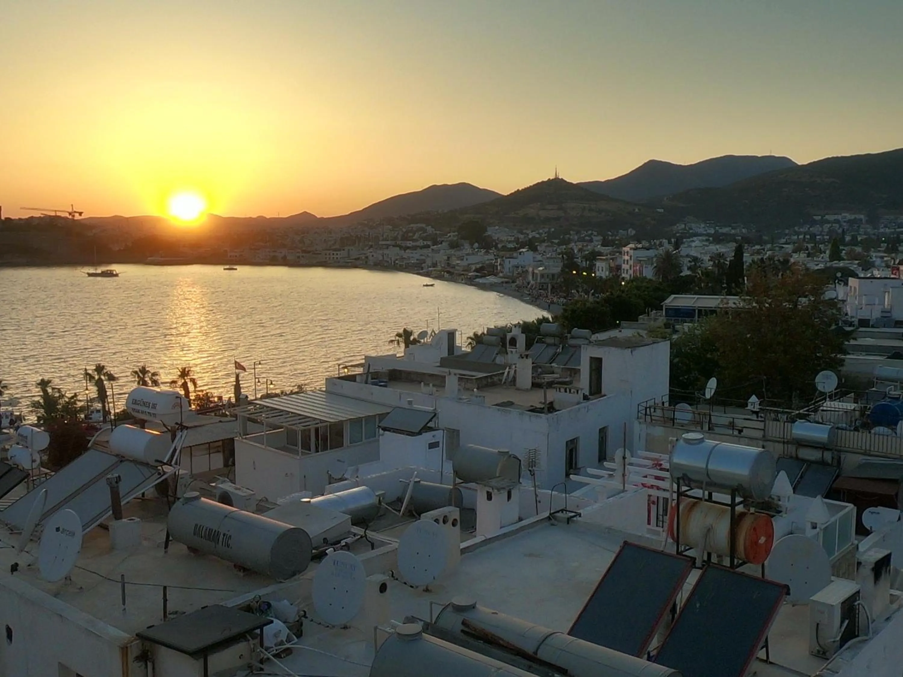 Sunset in Merhaba Pansiyon