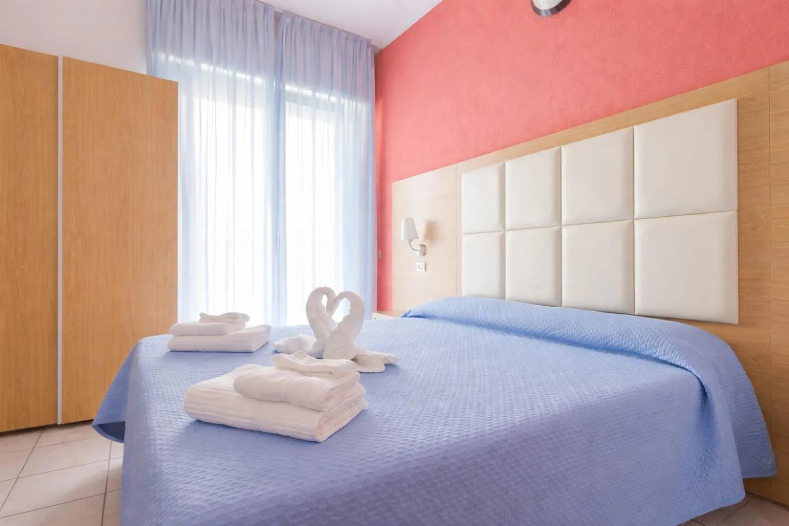 Bed in Hotel Marebello