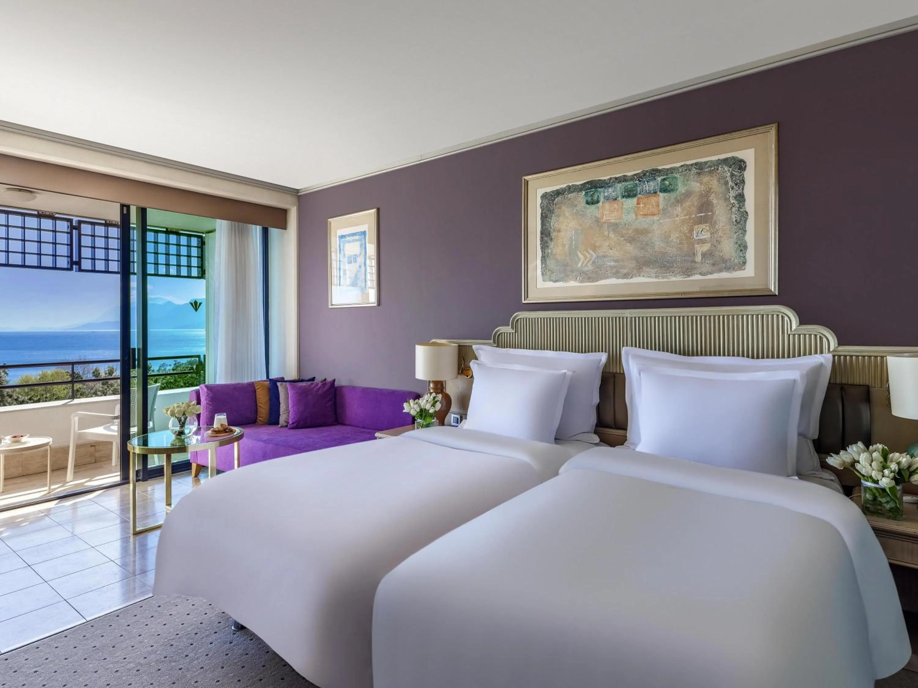Bedroom, Bed in Rixos Downtown Antalya - The Land Of Legends Access