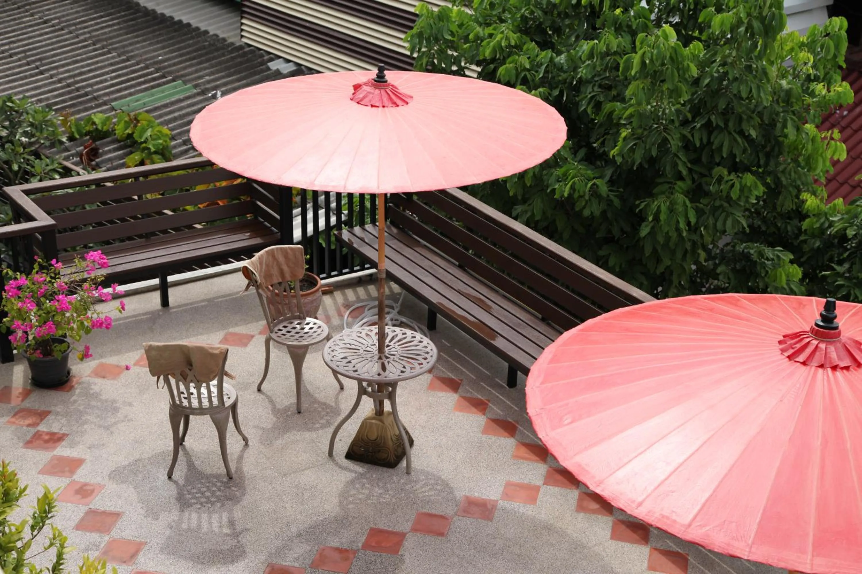 Balcony/Terrace in Baan Ratchiangsaen