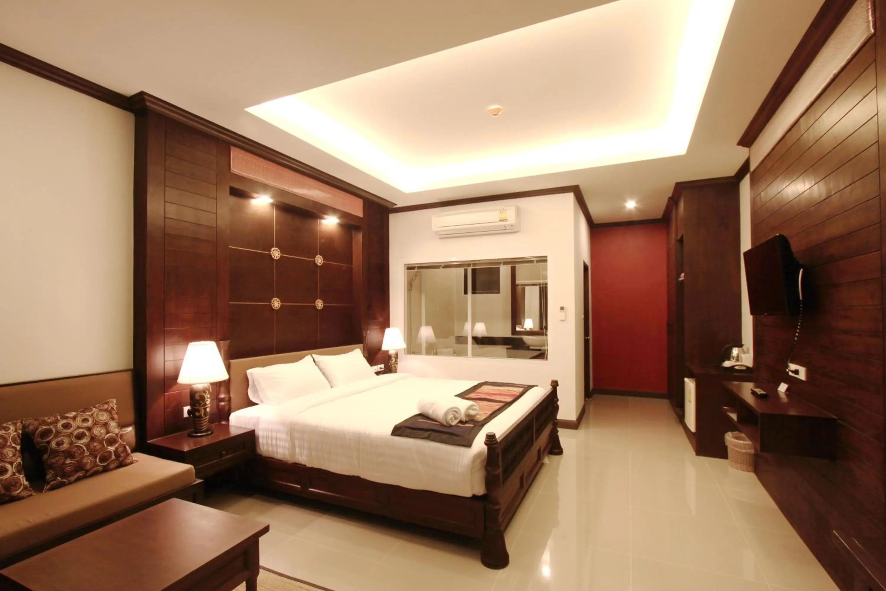 Bedroom, Bed in Baan Ratchiangsaen