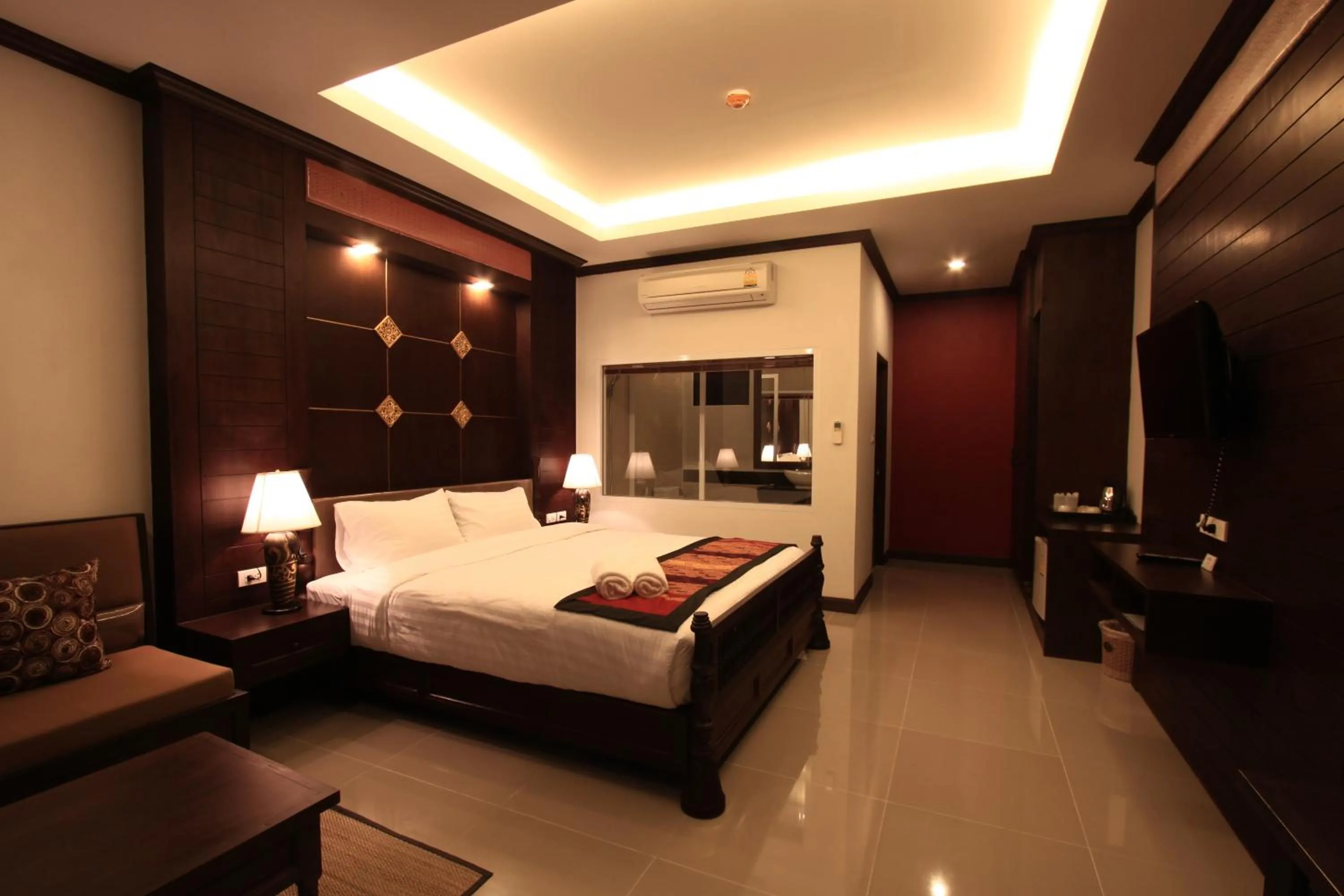 Bed in Baan Ratchiangsaen