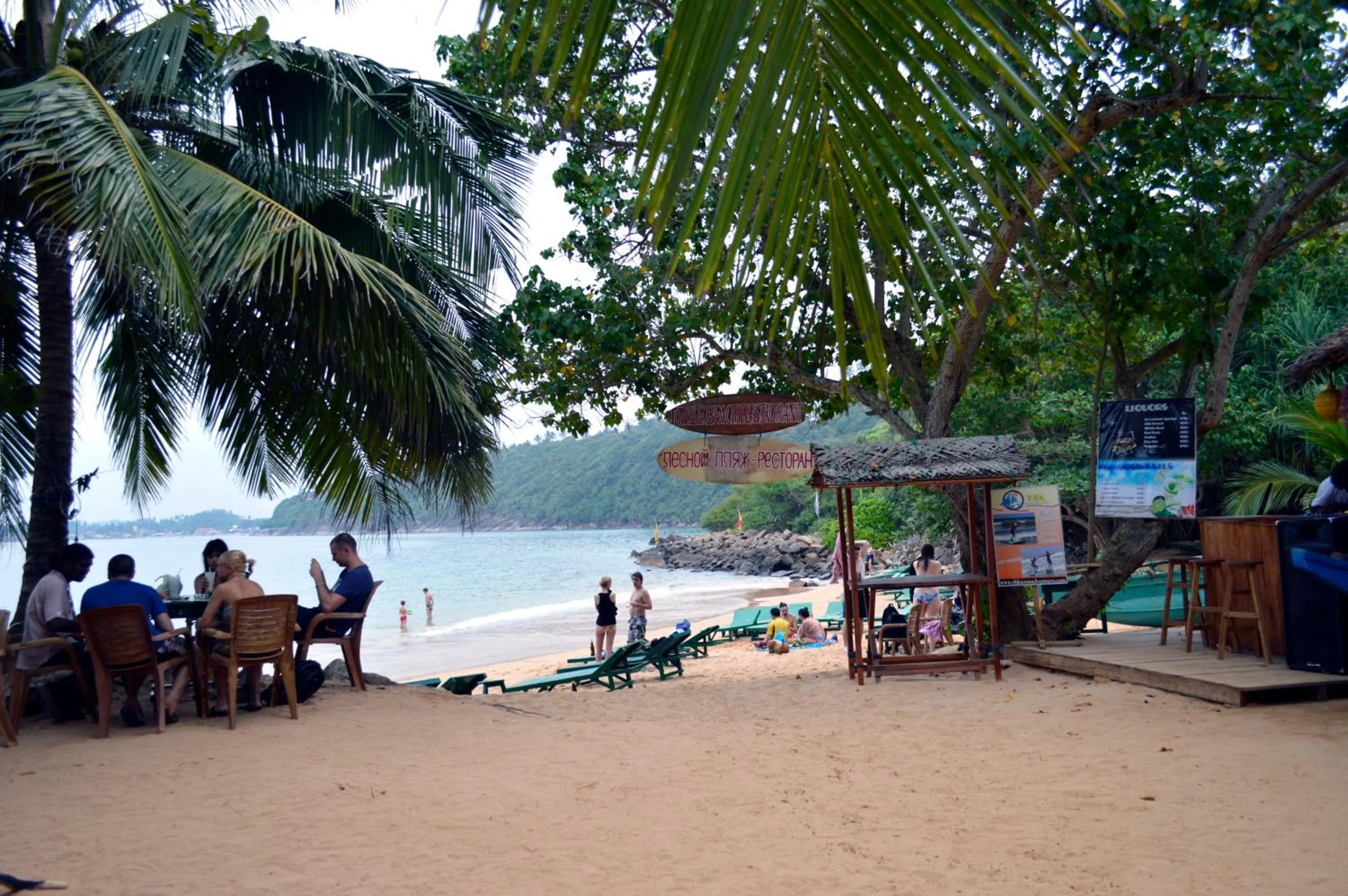 Beach in Villa Baywatch, Rumassala