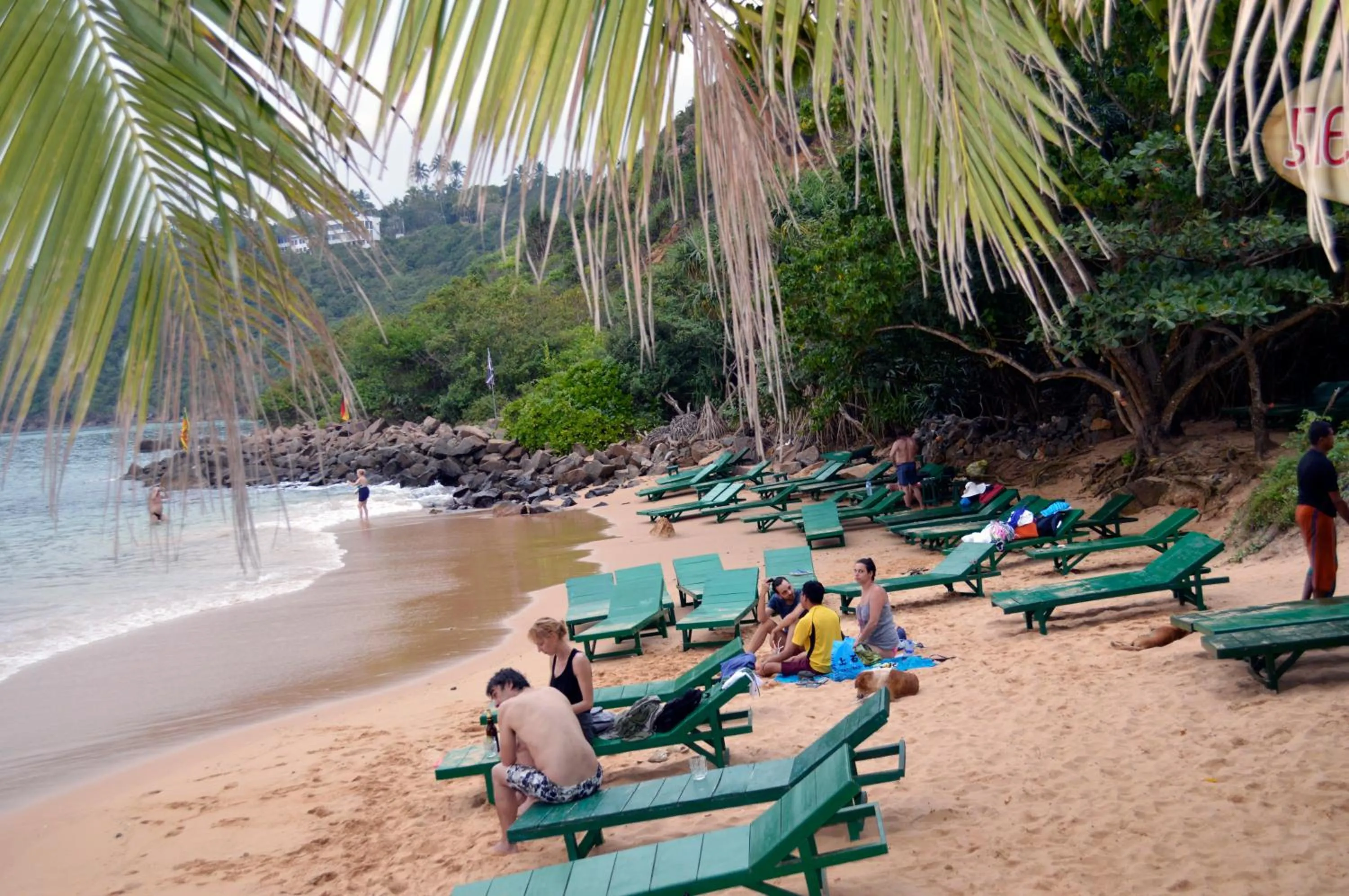 Beach in Villa Baywatch, Rumassala
