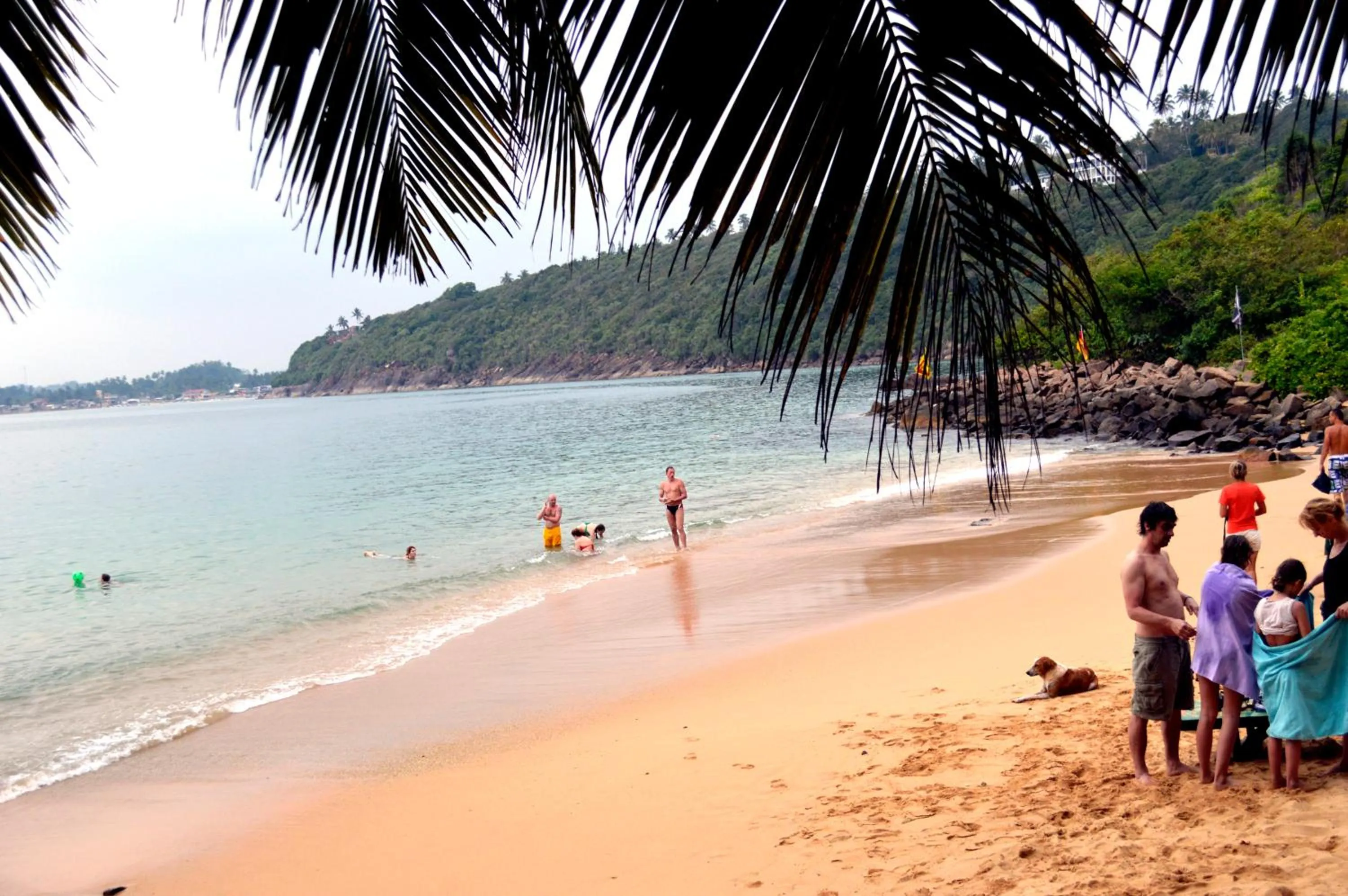 Beach in Villa Baywatch, Rumassala