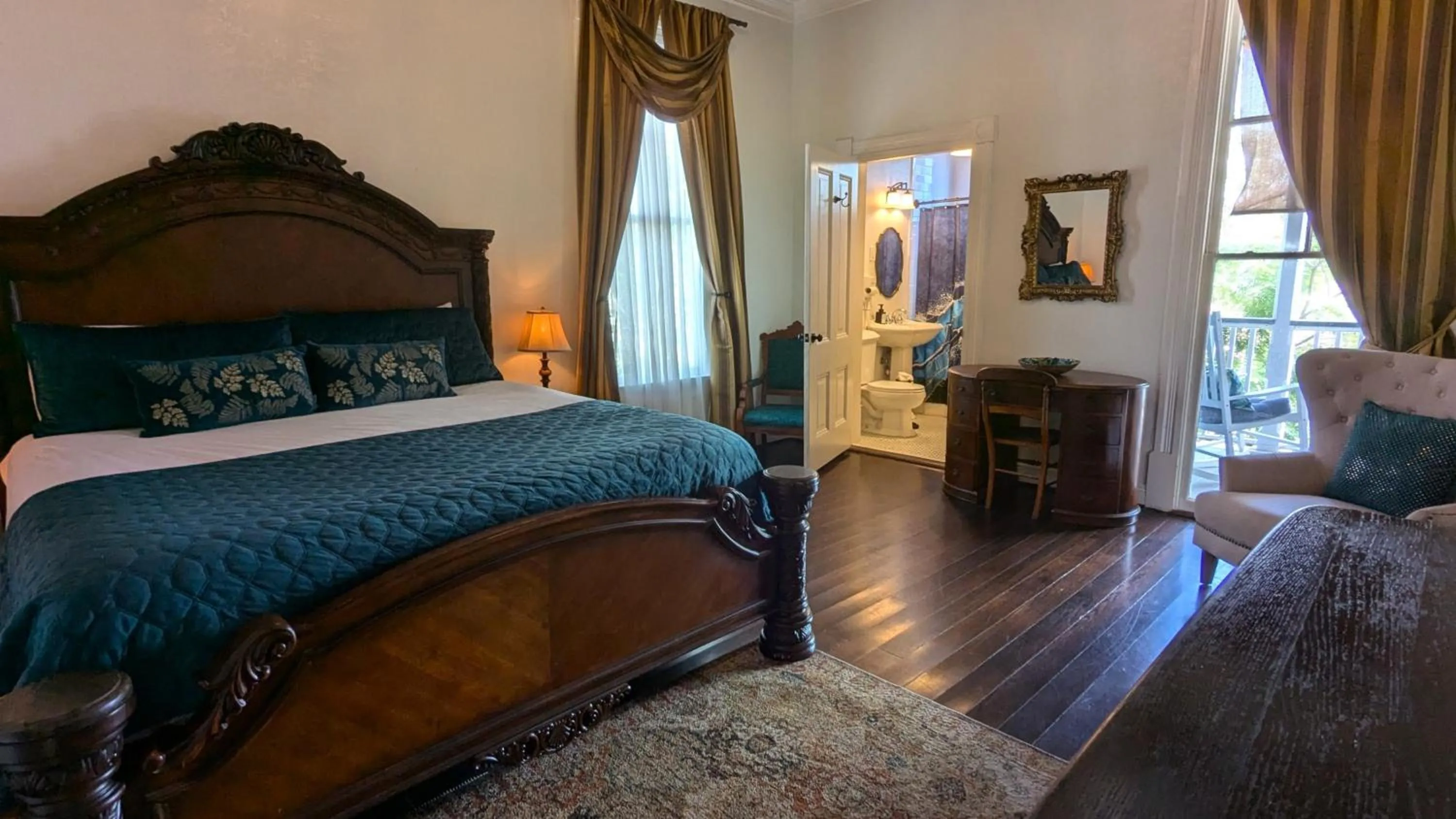 Bedroom, Bed in The 1890 Freeman House