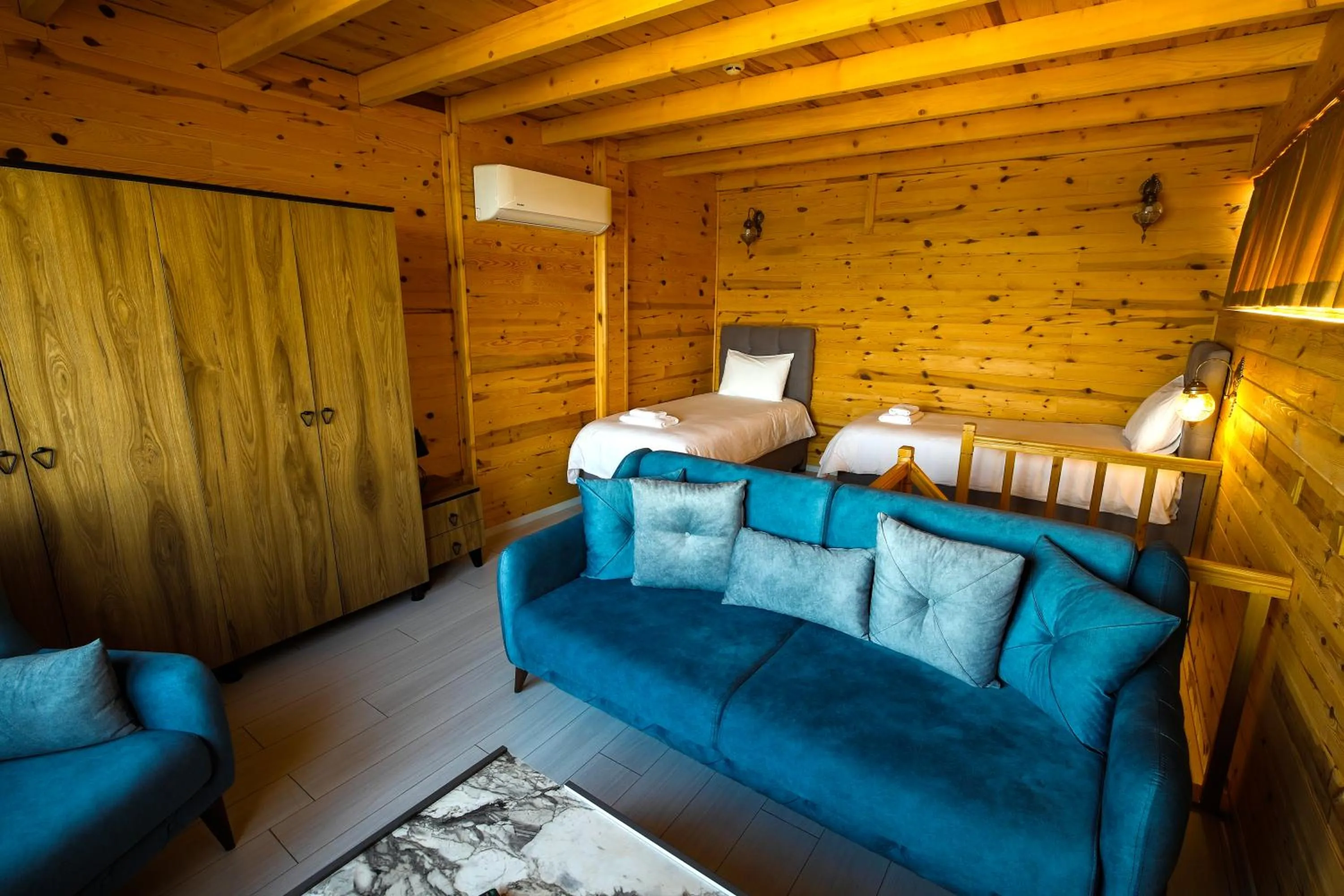 Bed in Sarı Köşk Hotel